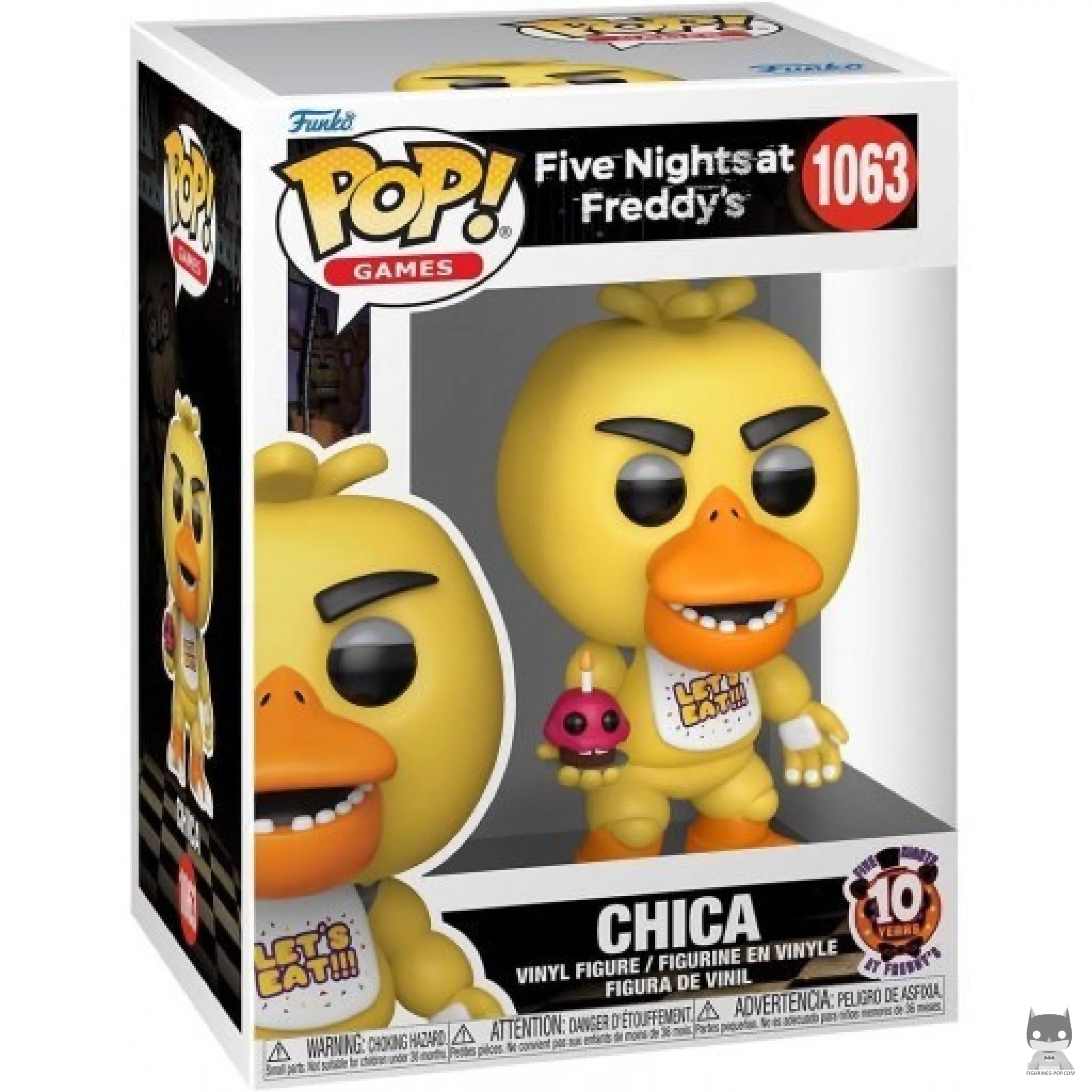 Chica (10th Anniversary) Funko Pop! figure in its box