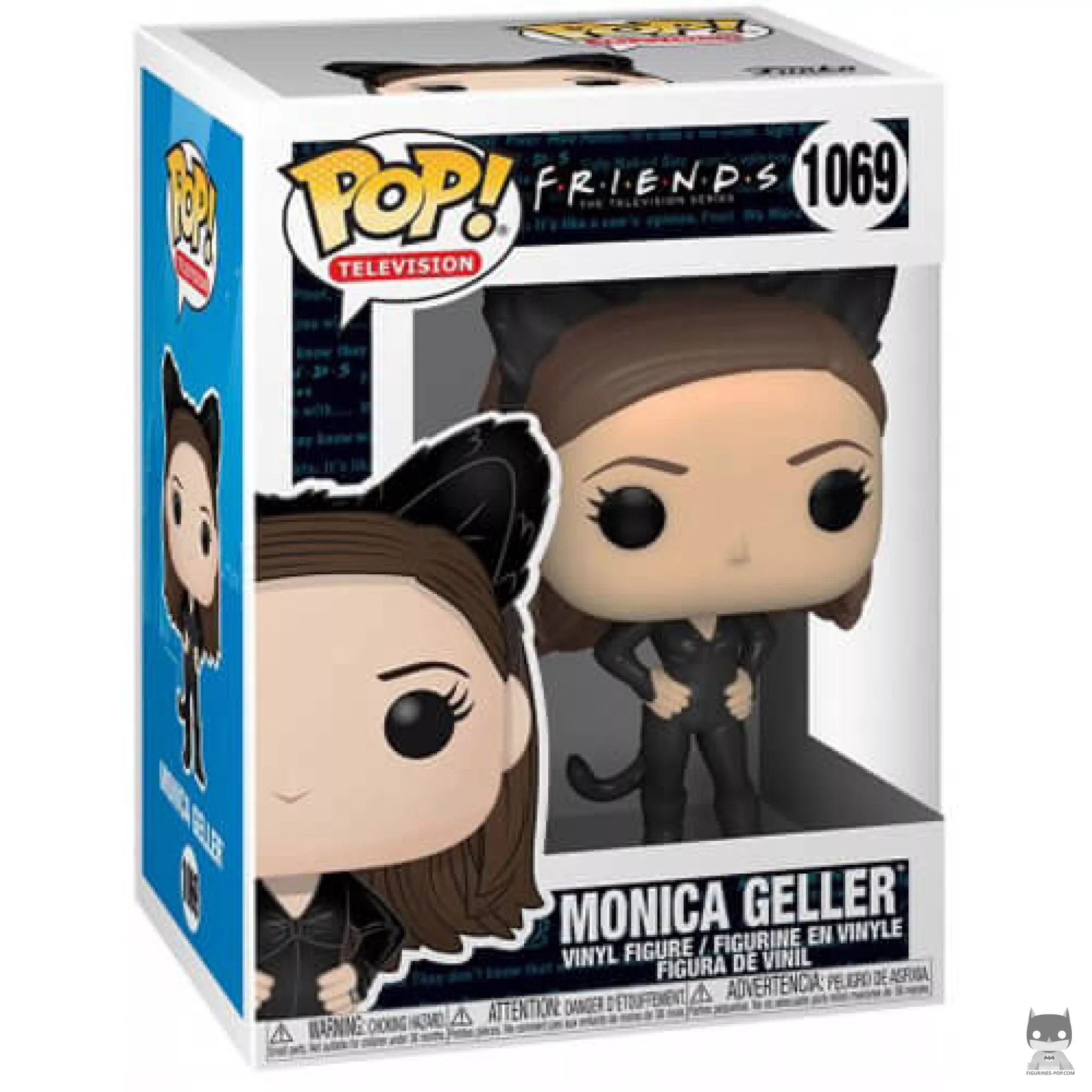 Monica Geller Funko Pop! figure in its box
