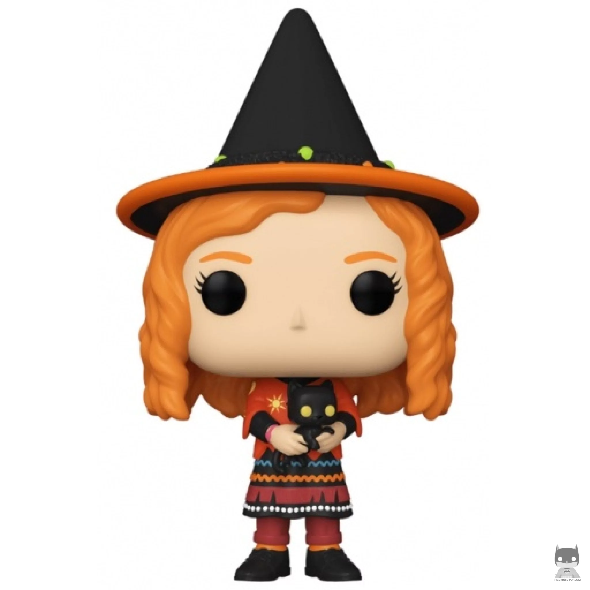 Dani with Binx Funko Pop! figure (Hocus Pocus)