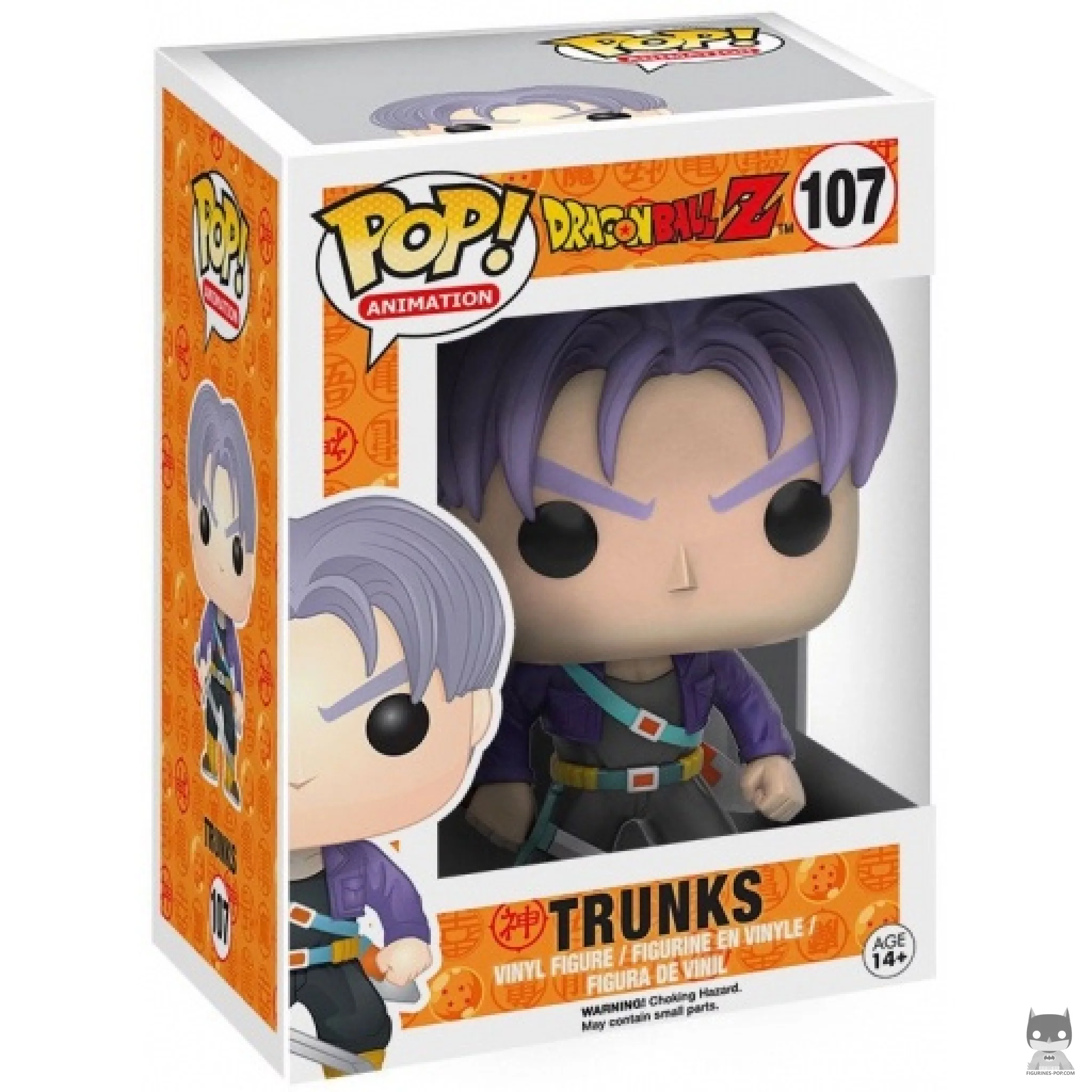 Trunks Funko Pop! figure in its box