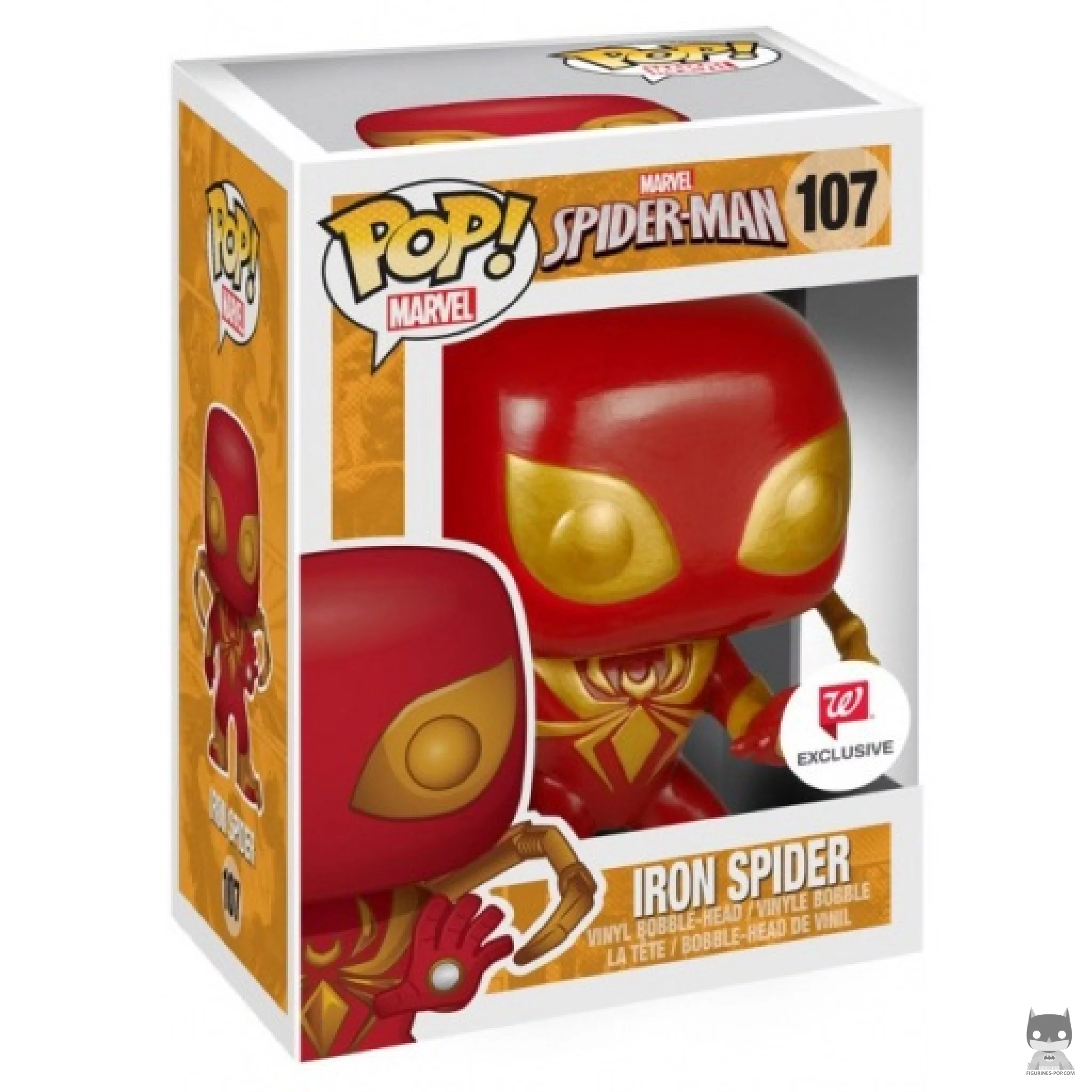 Iron Spider Funko Pop! figure in its box
