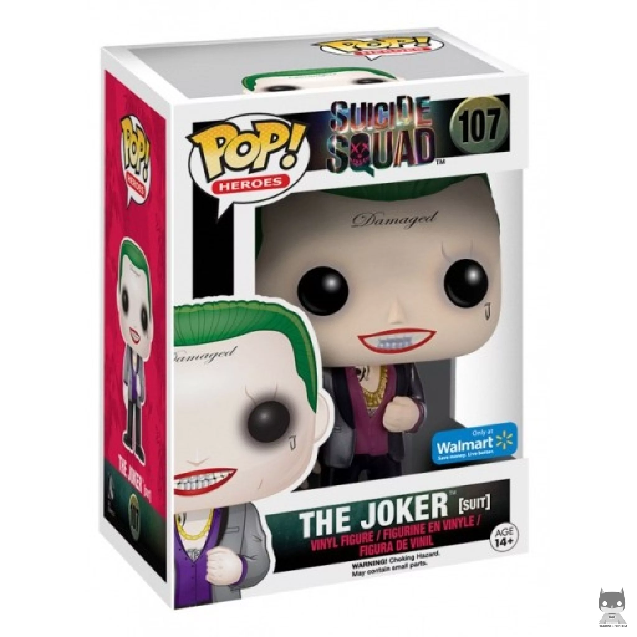 The Joker Funko Pop! figure in its box