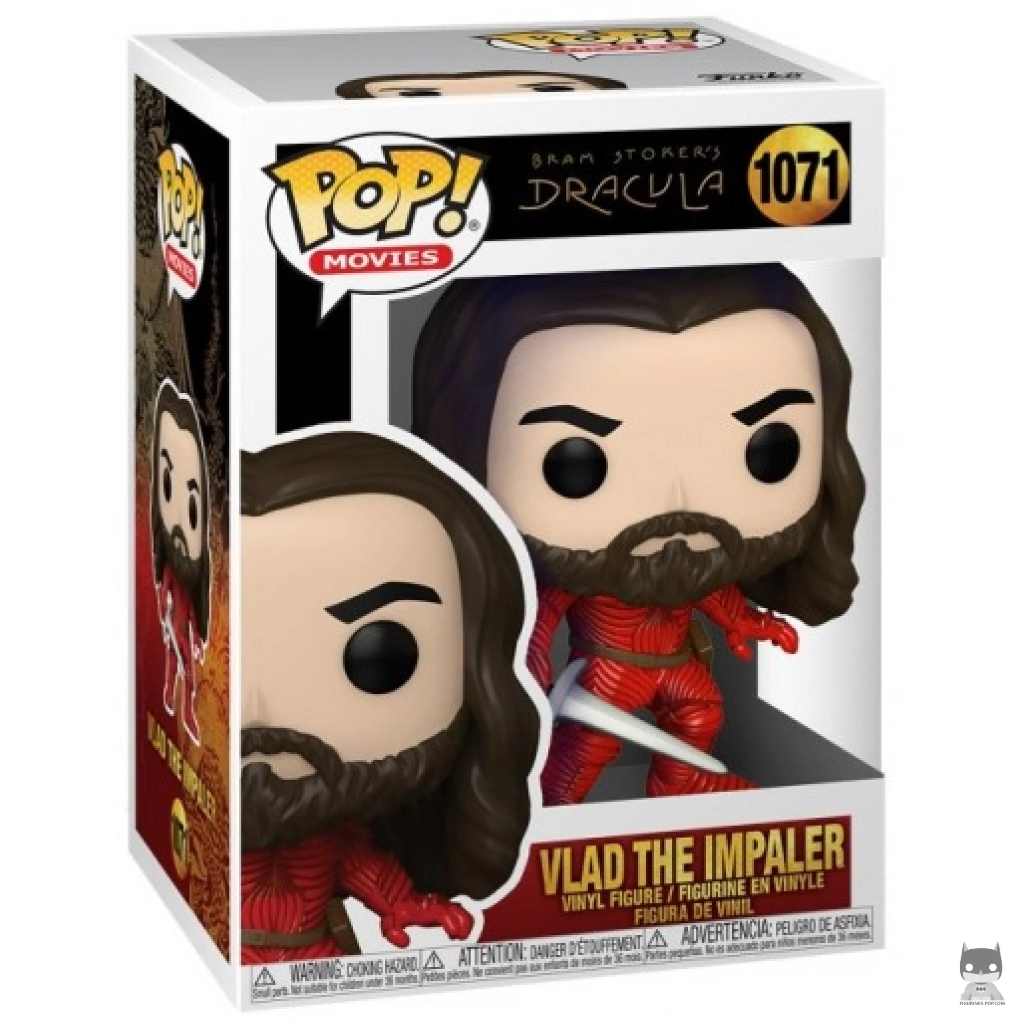 Vlad the Impaler Funko Pop! figure in its box