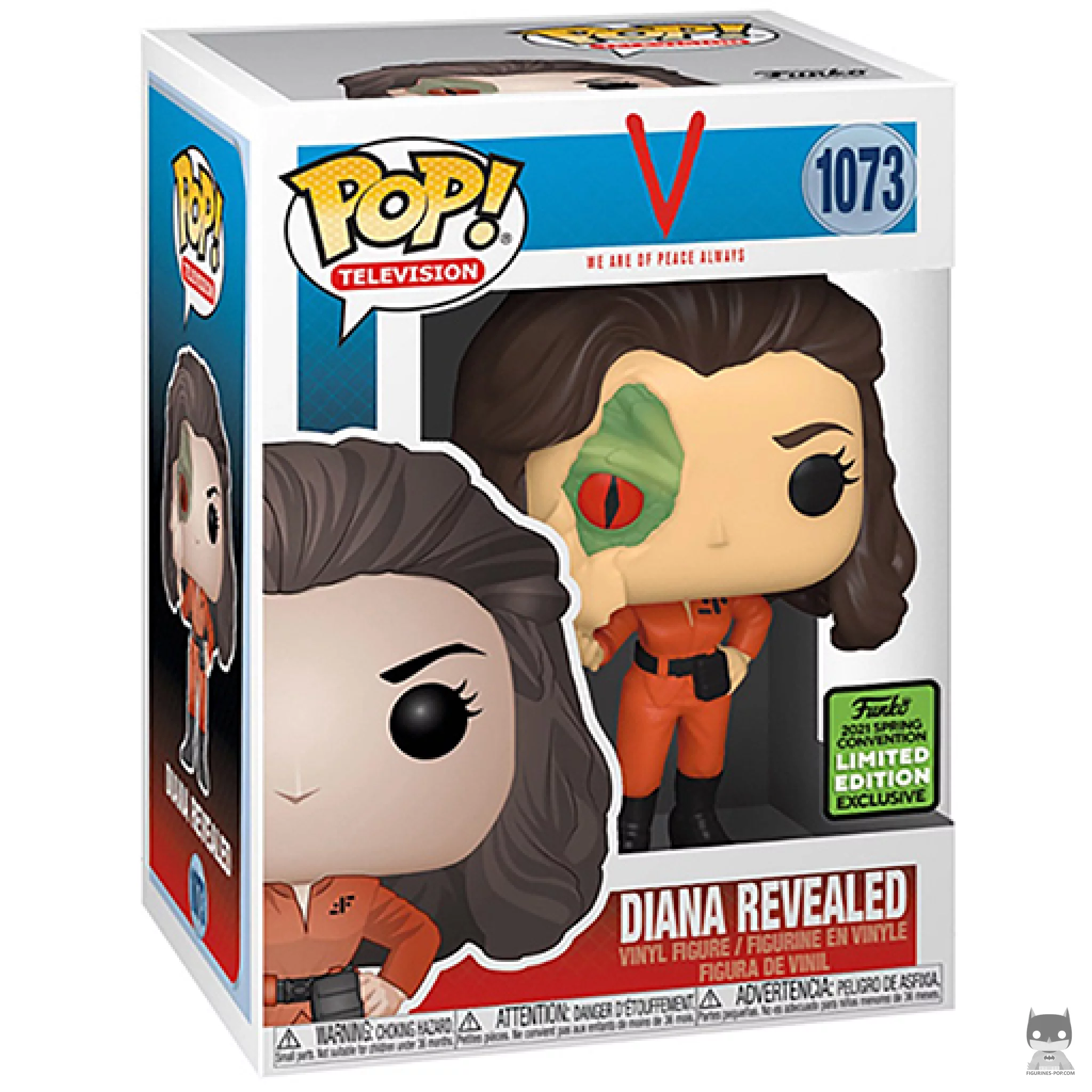 Diana Revealed Funko Pop! figure in its box