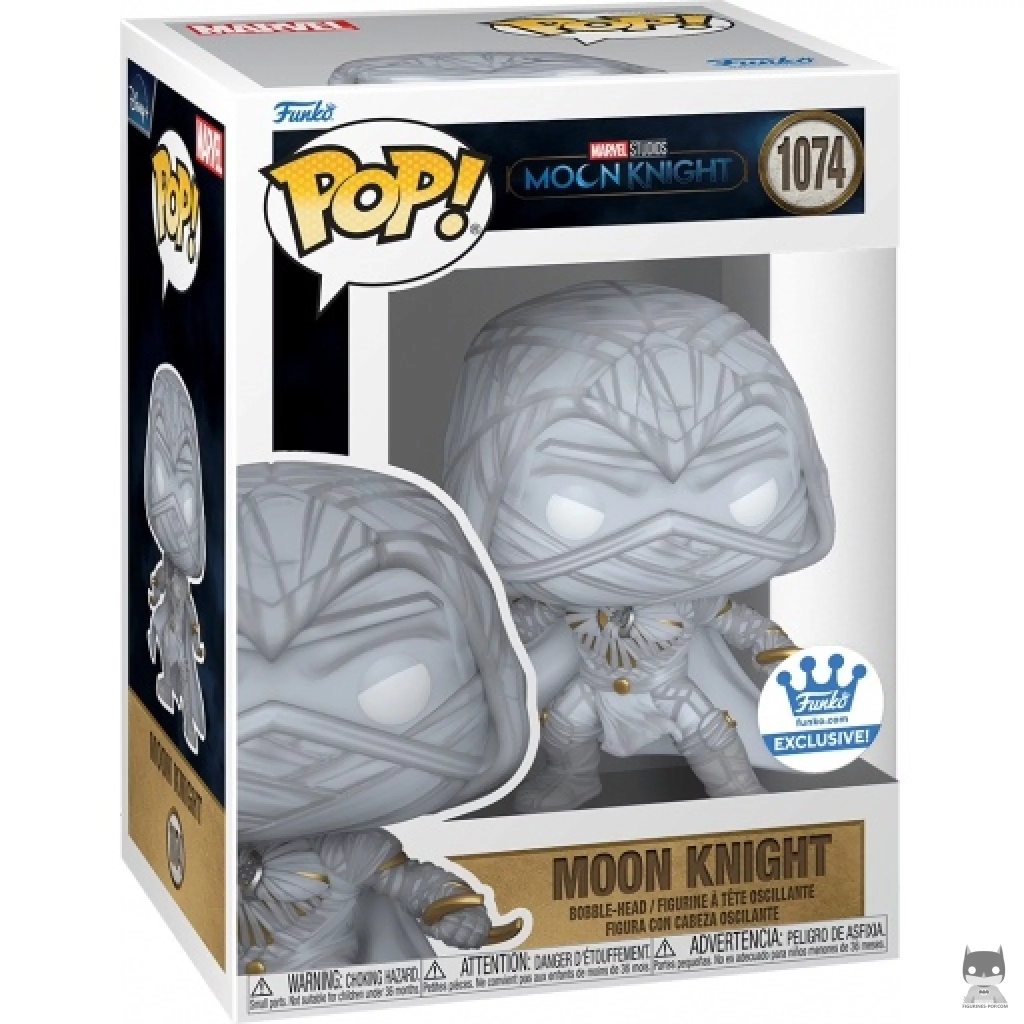 Moon Knight Funko Pop! figure in its box