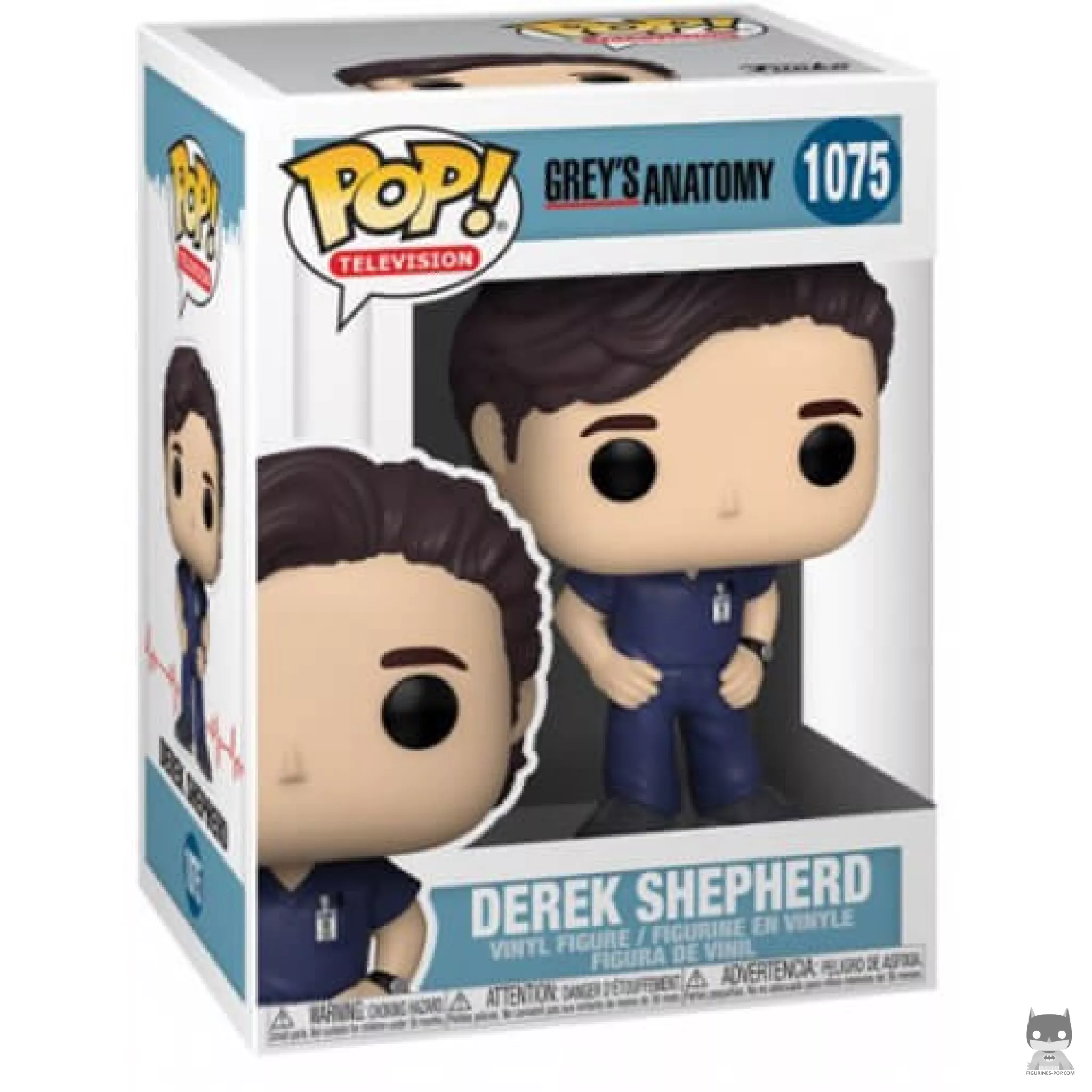 Derek Shepherd Funko Pop! figure in its box
