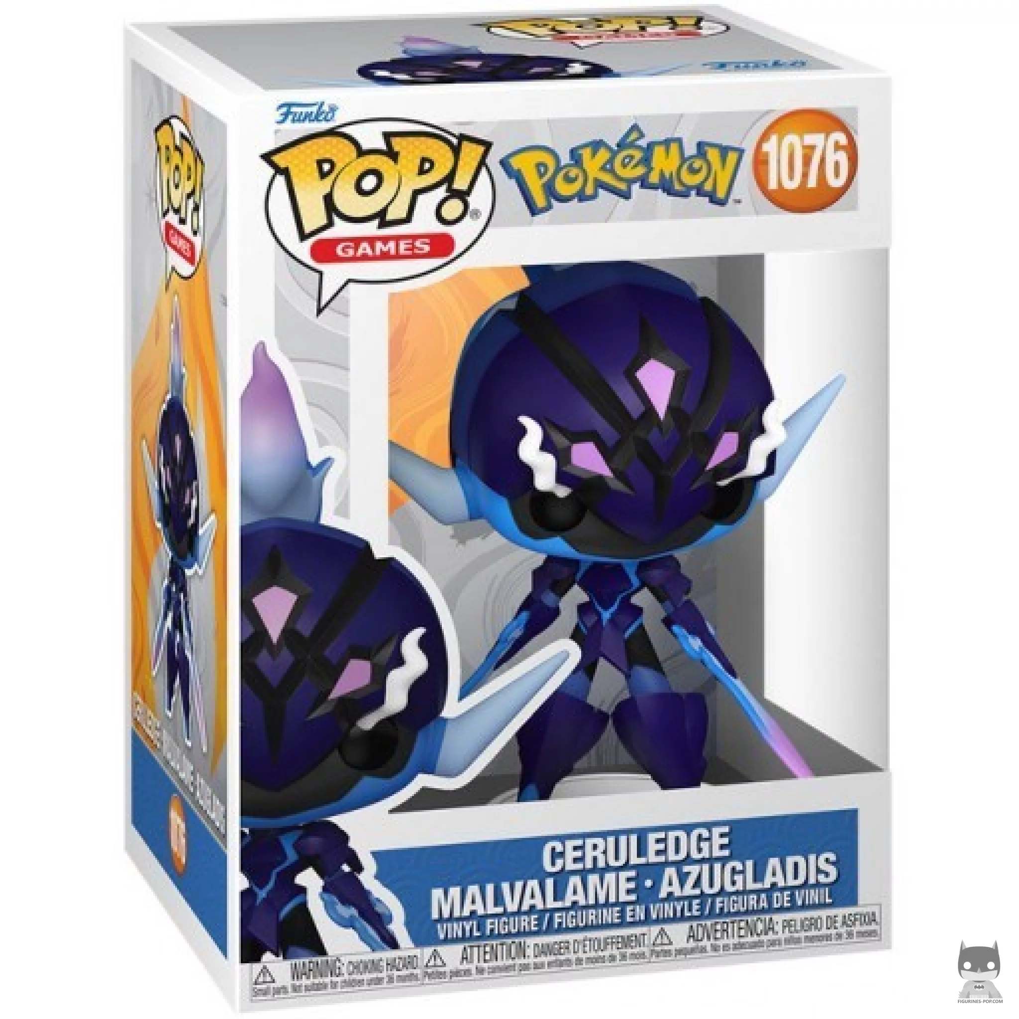 Ceruledge Funko Pop! figure in its box