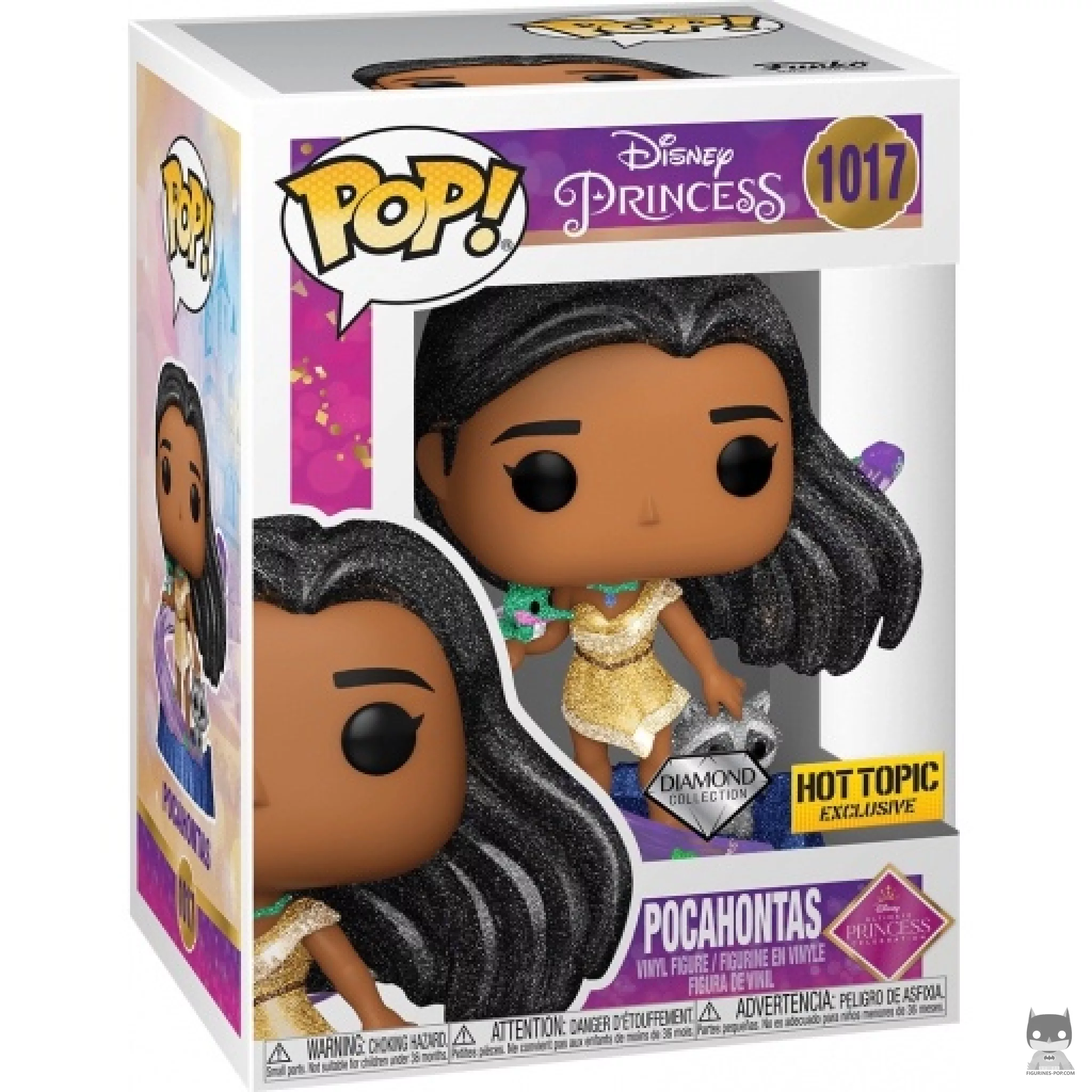 Pocahontas (Diamond Glitter) Funko Pop! figure in its box