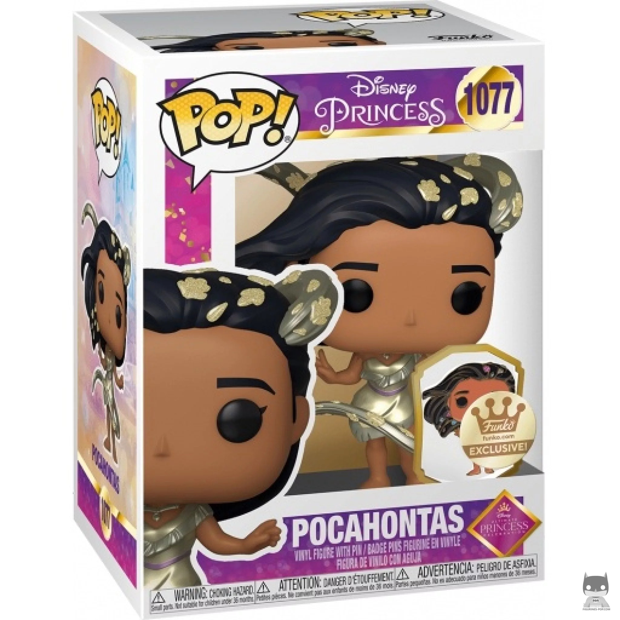 Pocahontas (Gold) Funko Pop! figure in its box