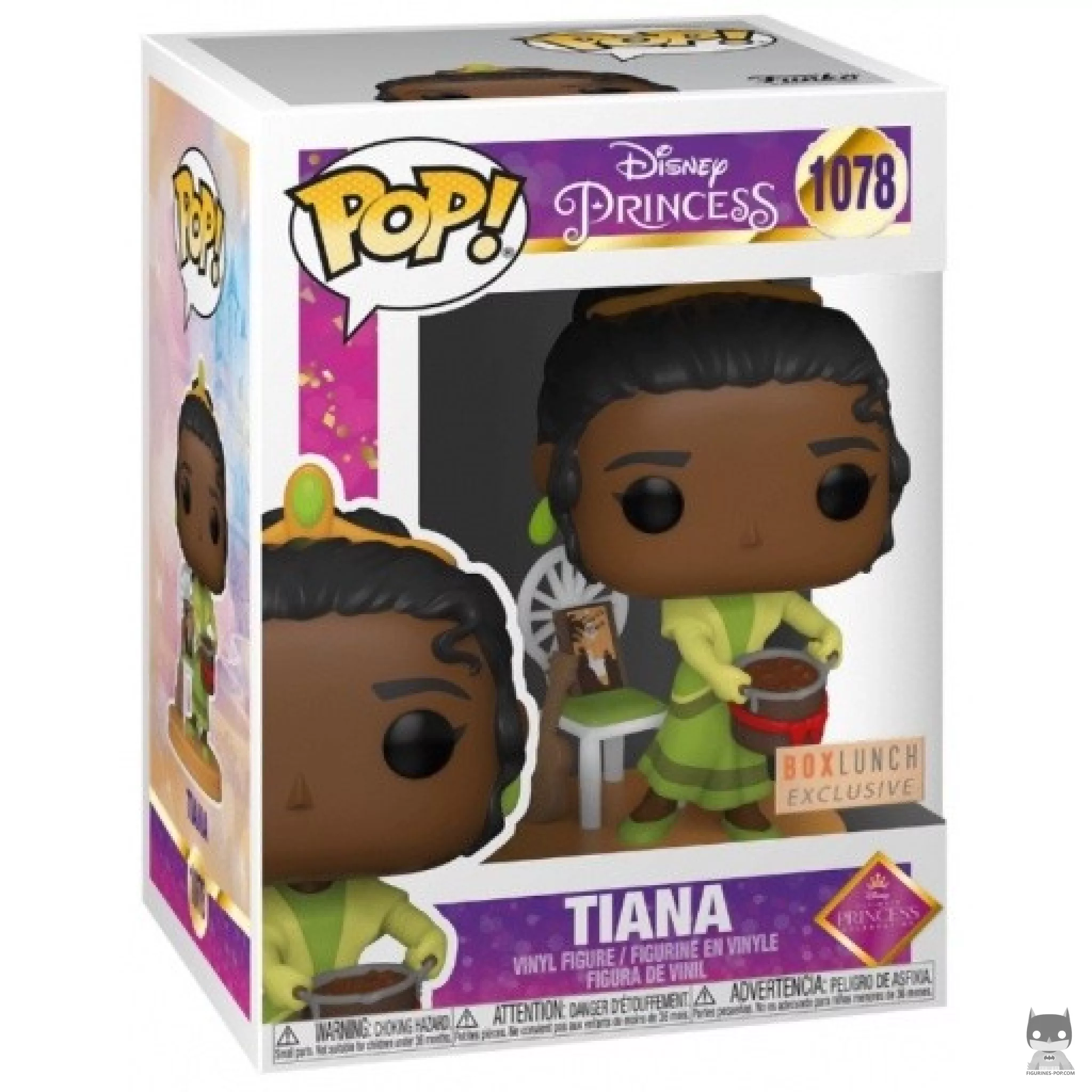 Tiana Funko Pop! figure in its box