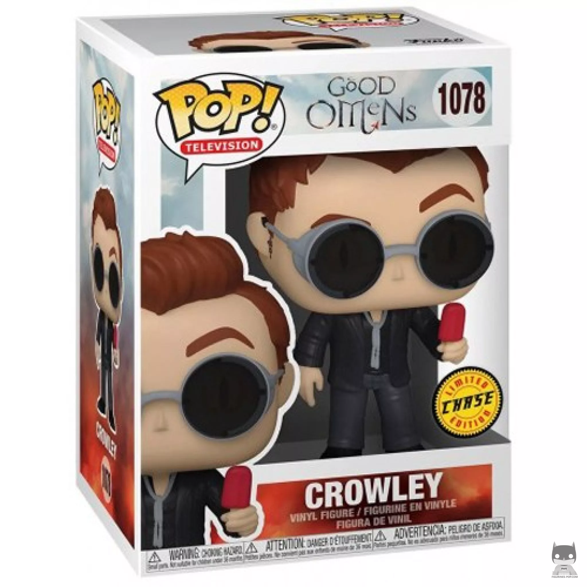 Crowley (Chase) Funko Pop! figure in its box
