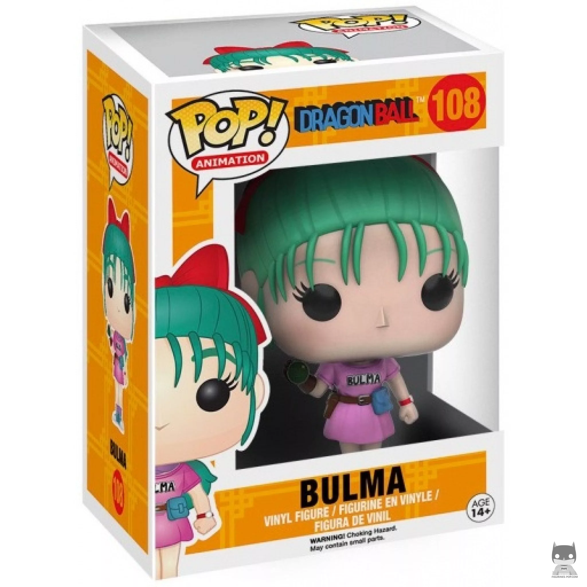Bulma Funko Pop! figure in its box