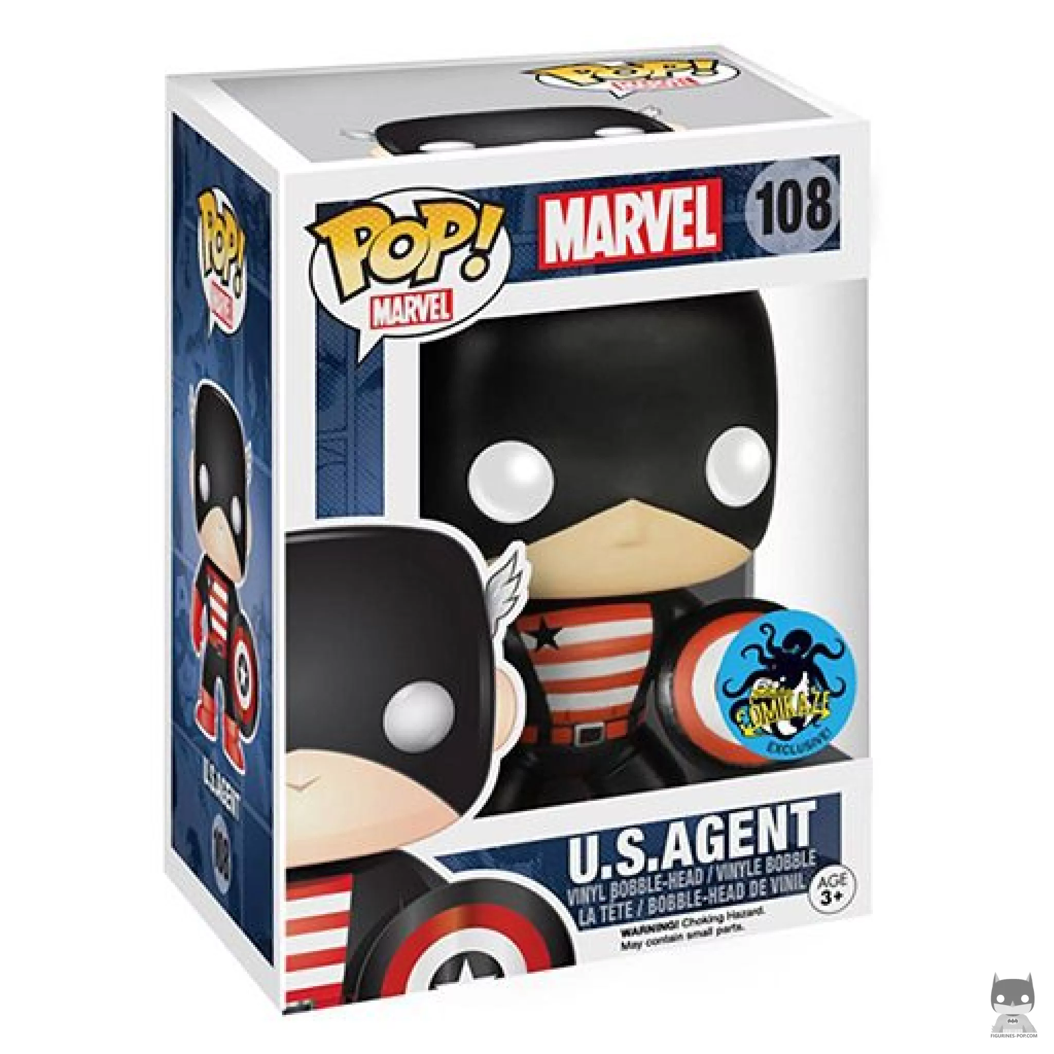 U.S. Agent Funko Pop! figure in its box