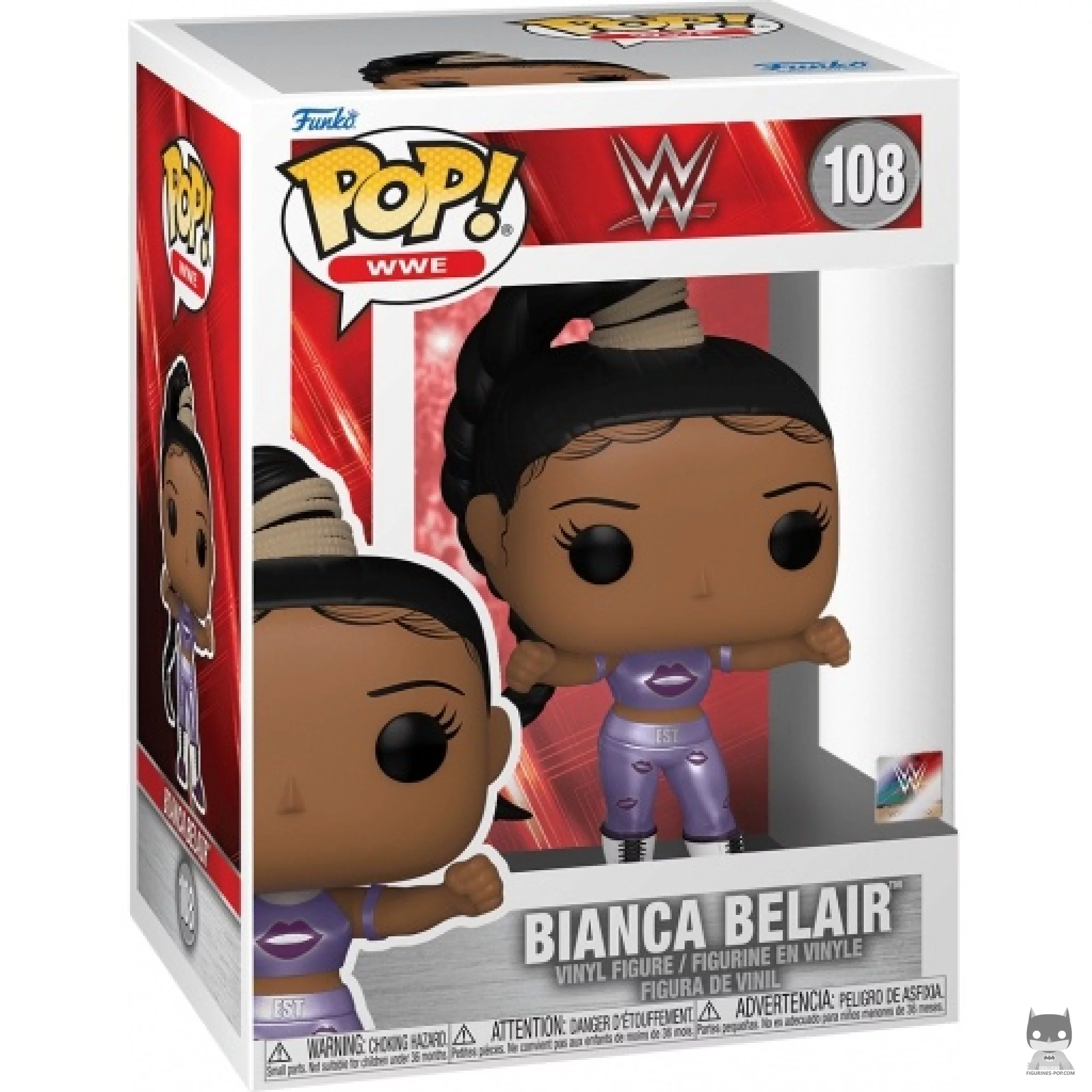 Bianca Belair Funko Pop! figure in its box