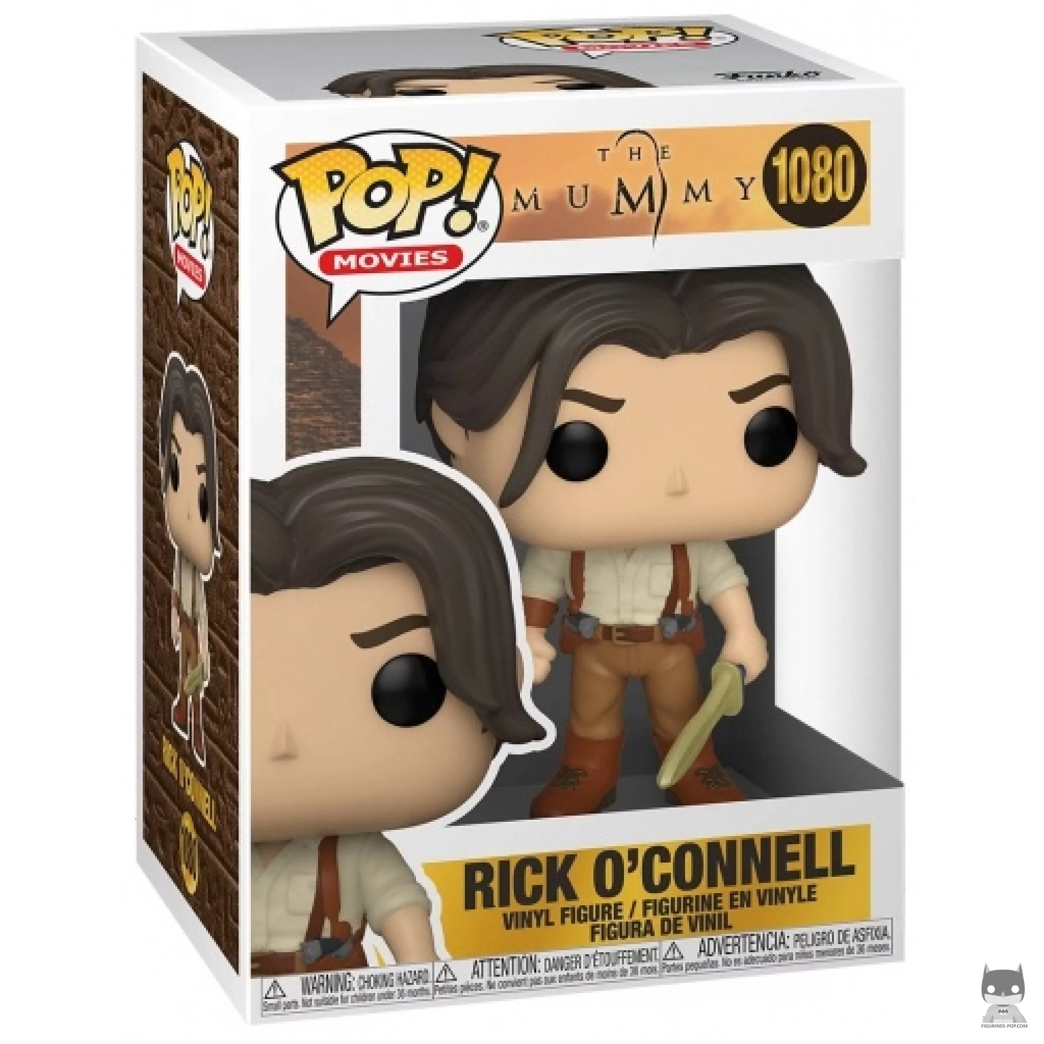 Rick O'Connell Funko Pop! figure in its box