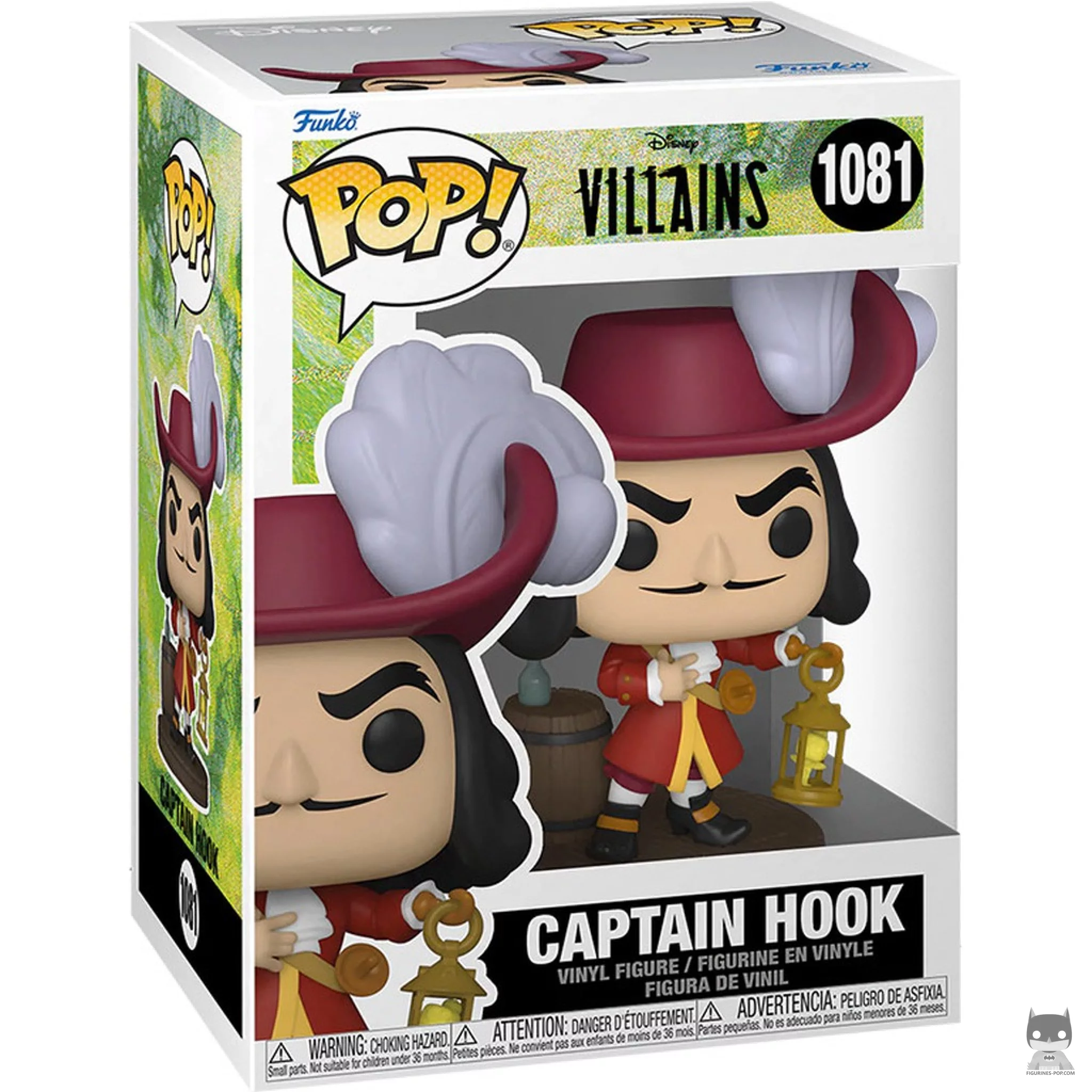 Captain Hook Funko Pop! figure in its box
