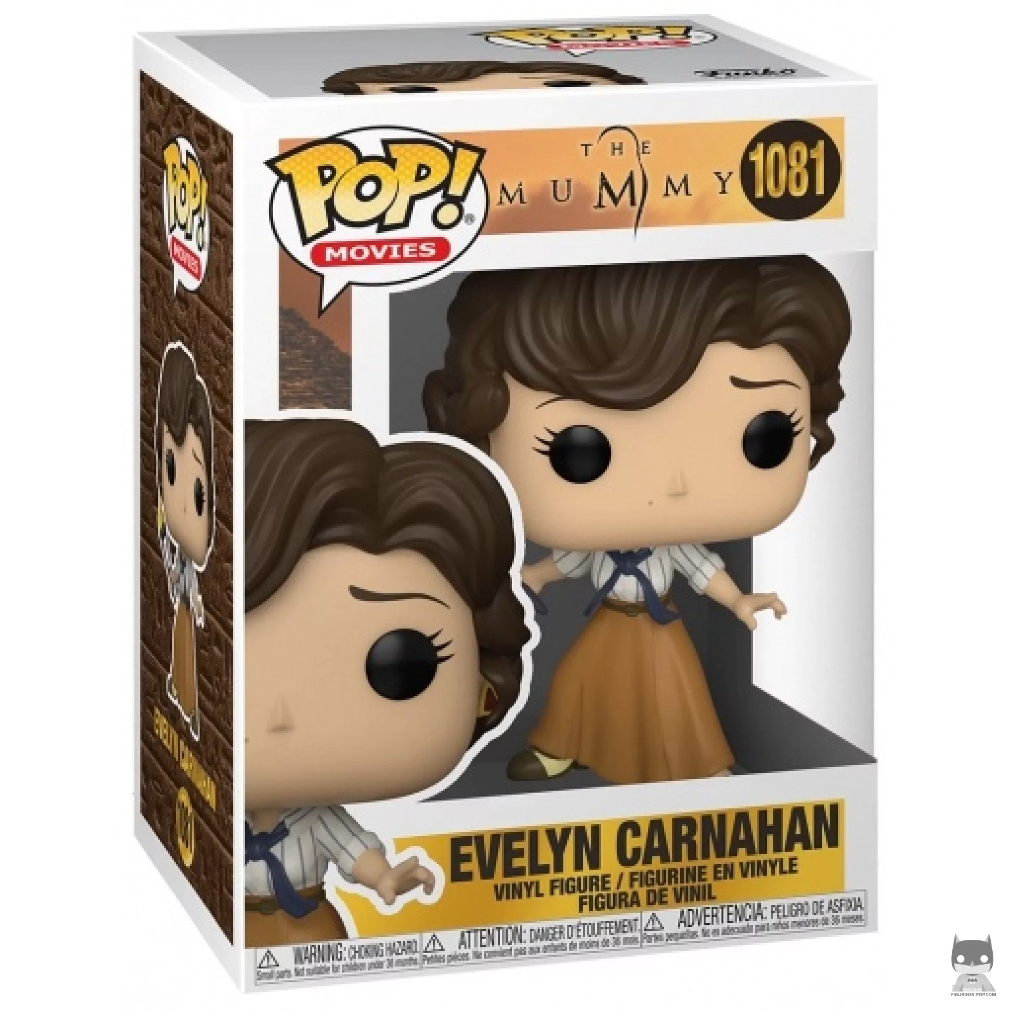 Evelyn Carnahan Funko Pop! figure in its box