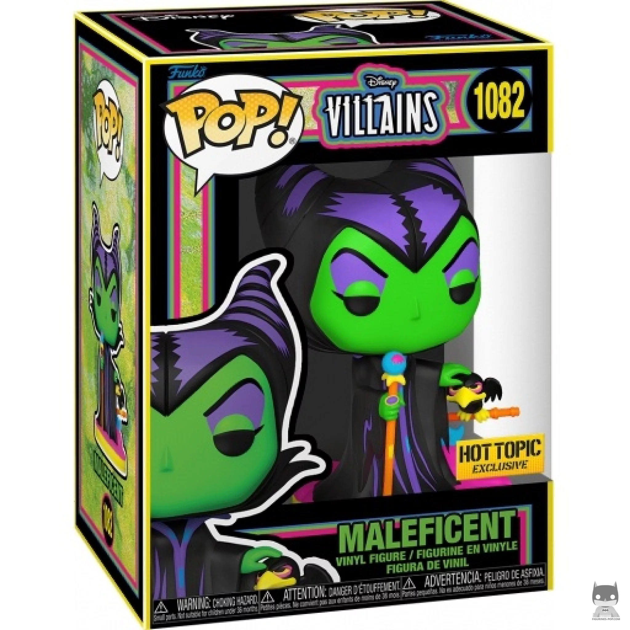 Maleficent (Blacklight) Funko Pop! figure in its box
