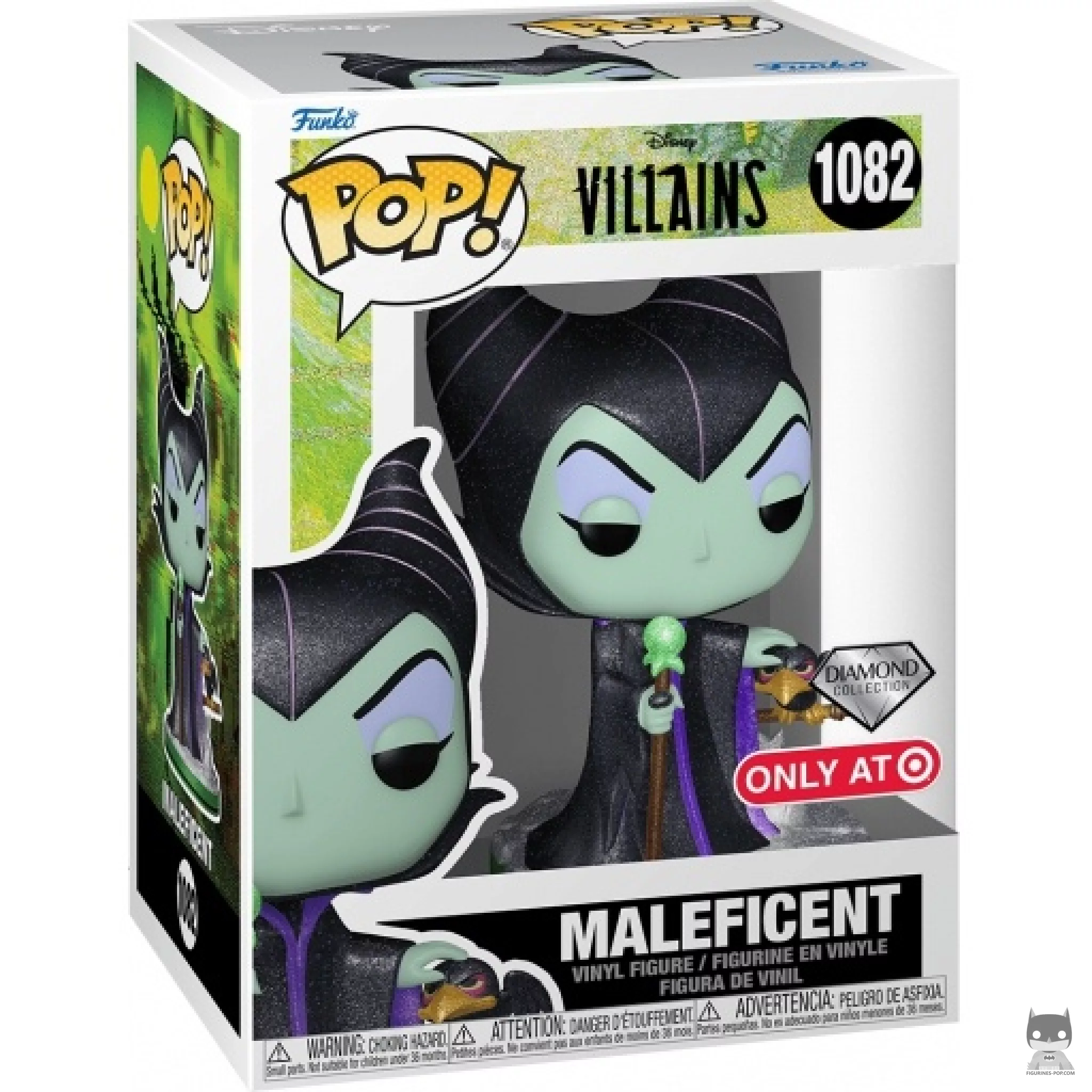 Maleficent (Diamond Glitter) Funko Pop! figure in its box