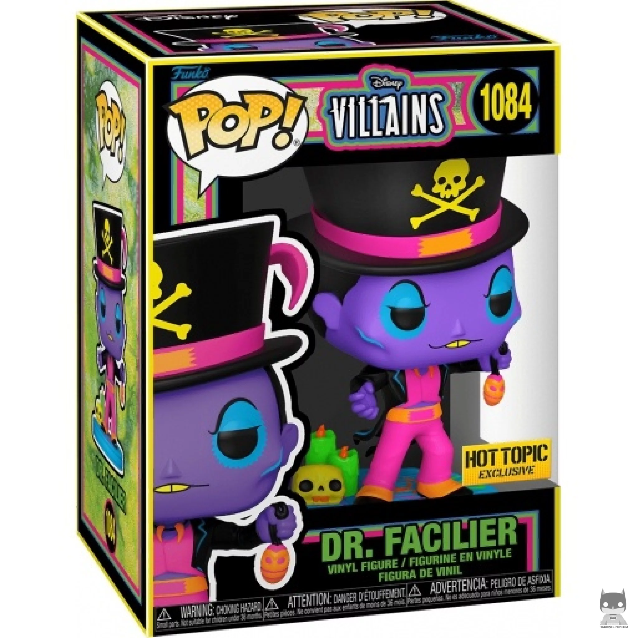 Dr. Facilier (Blacklight) Funko Pop! figure in its box