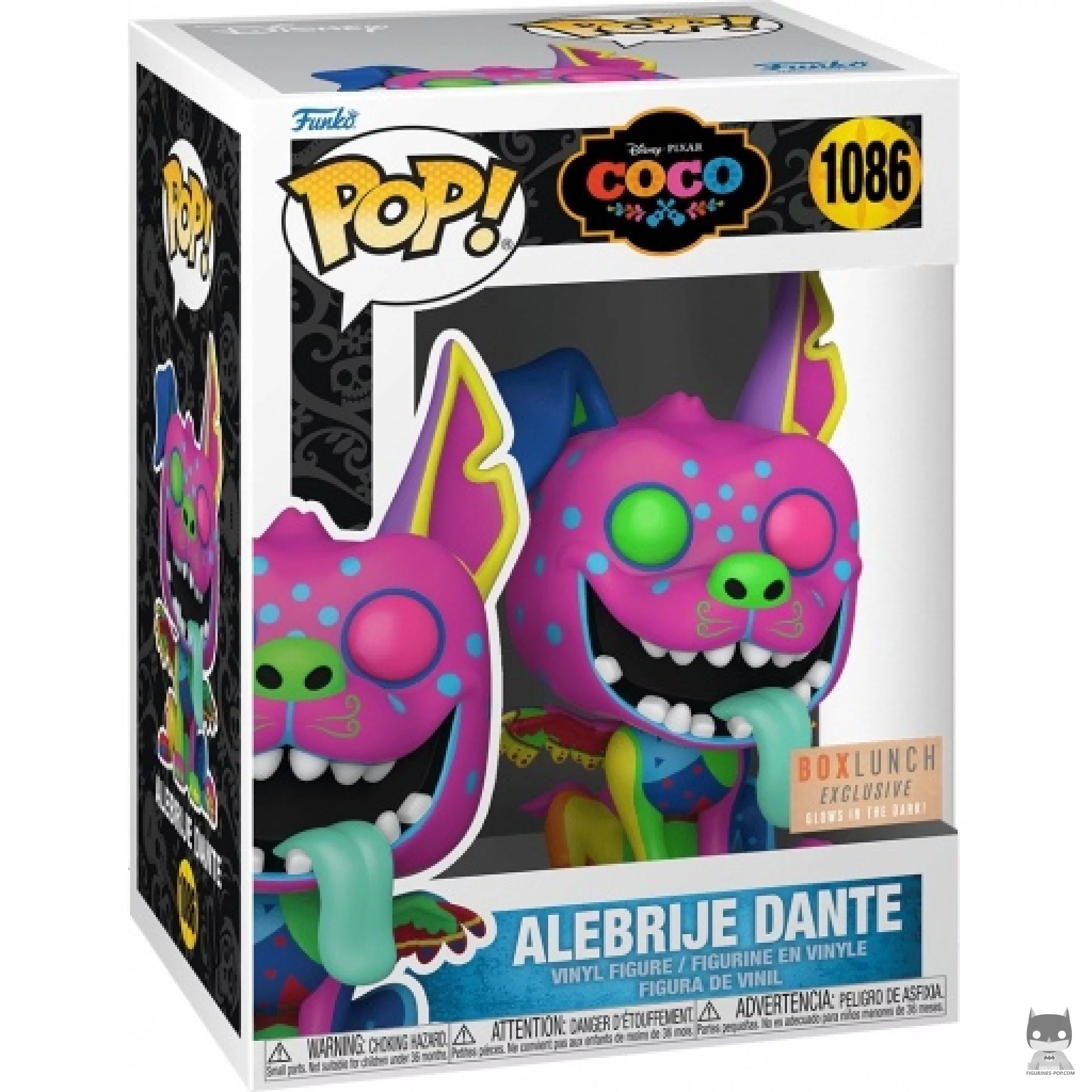Alebrije Dante (Glow in the Dark) Funko Pop! figure in its box