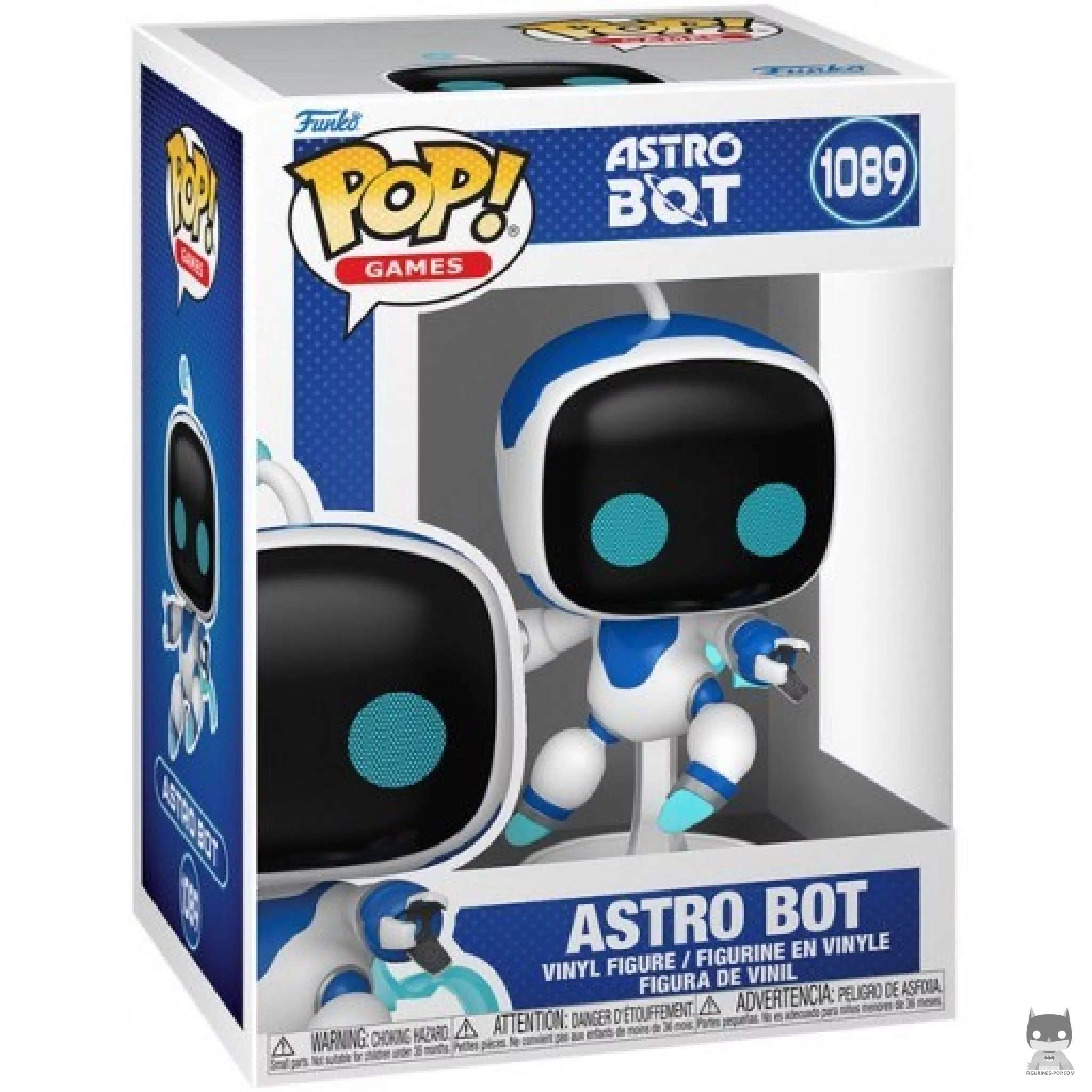 Astro Bot Funko Pop! figure in its box