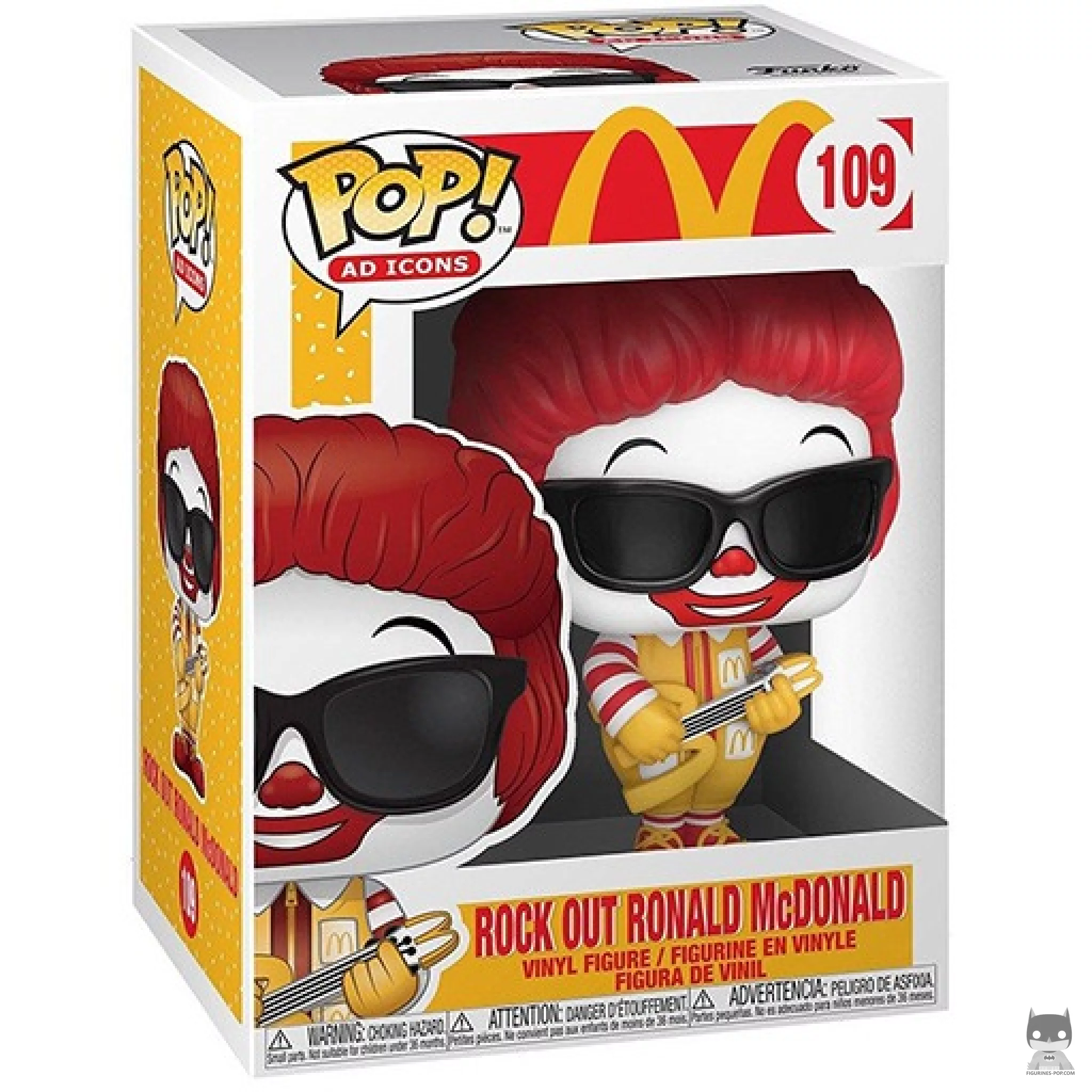 Rock Out Ronald McDonald Funko Pop! figure in its box
