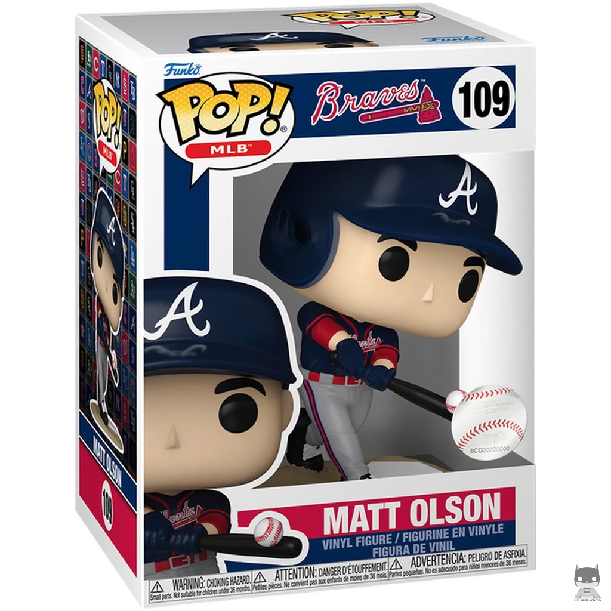 Matt Olson Funko Pop! figure in its box