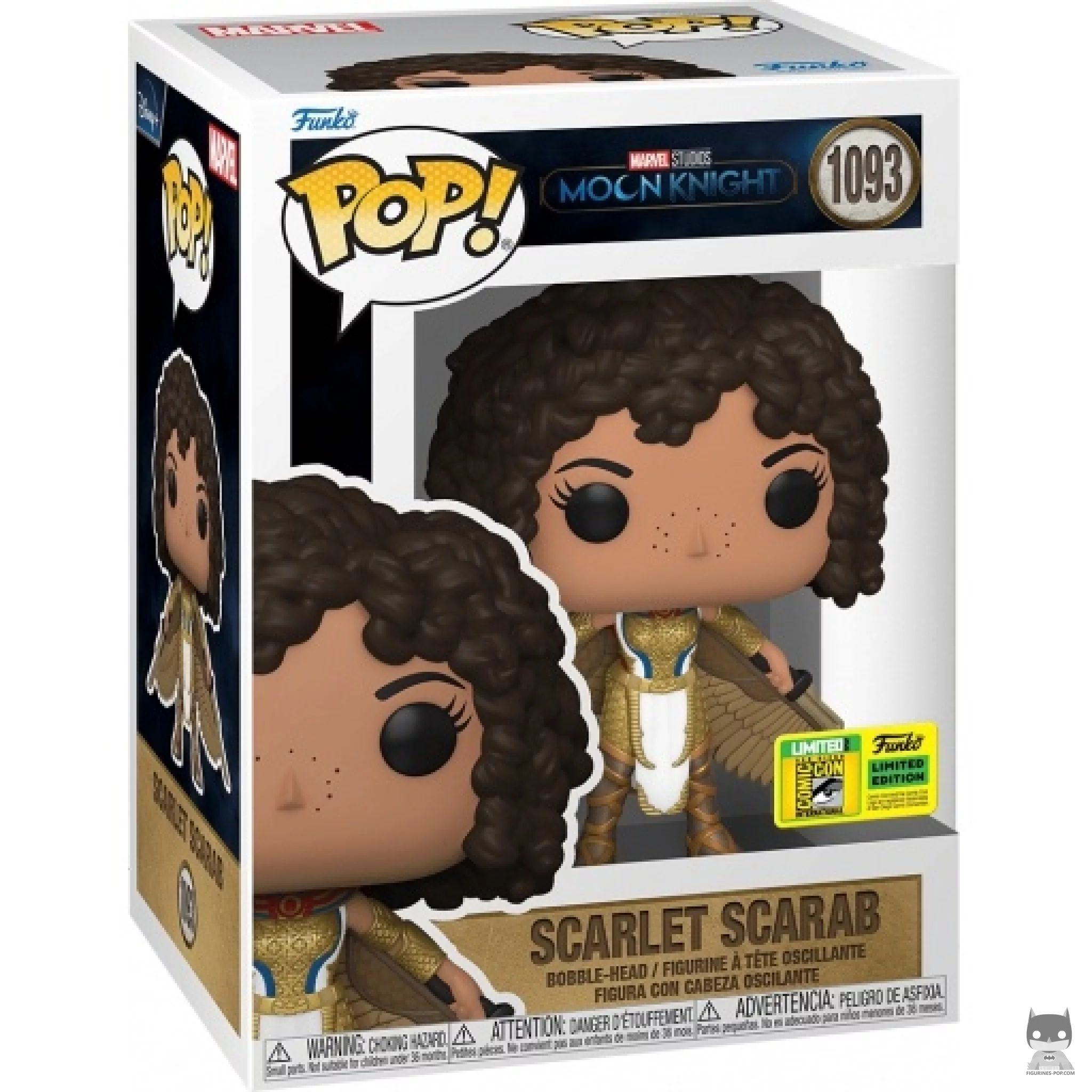 Scarlet Scarab Funko Pop! figure in its box