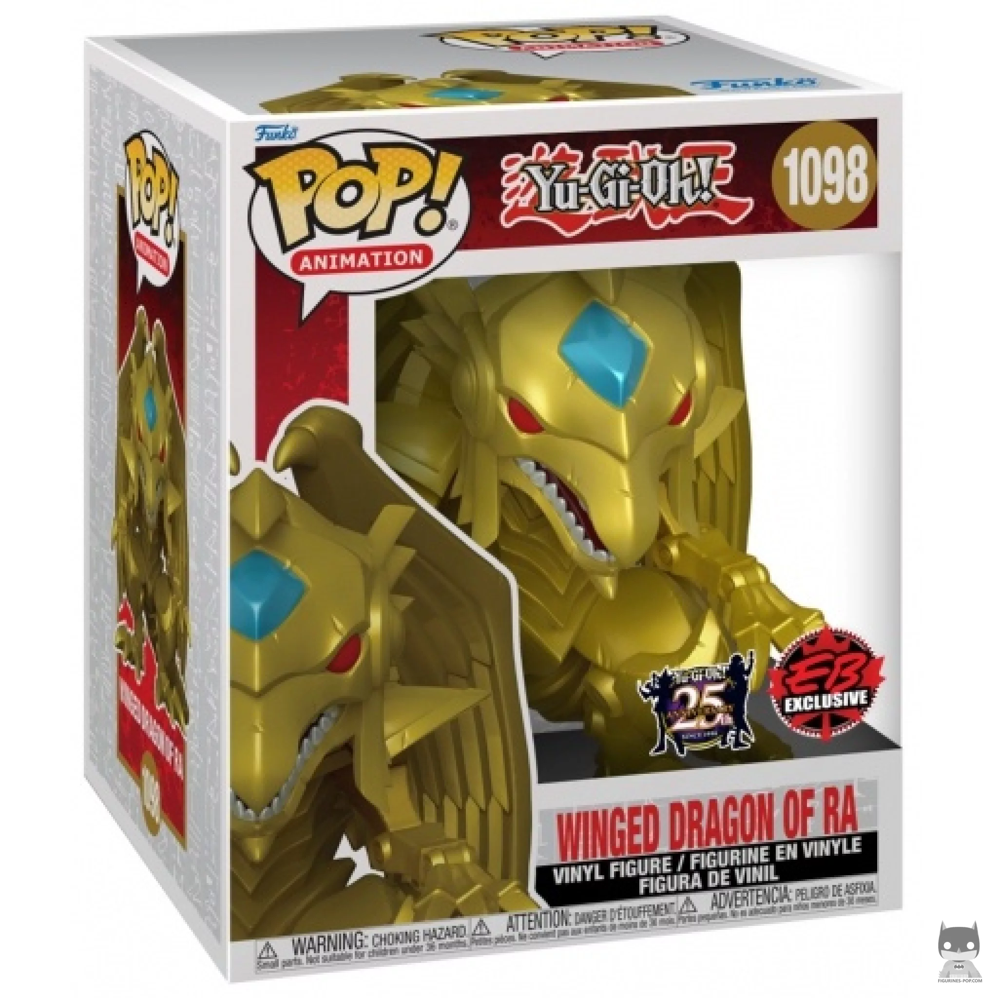 Wing Dragon of Ra (Metallic & Supersized) Funko Pop! figure in its box