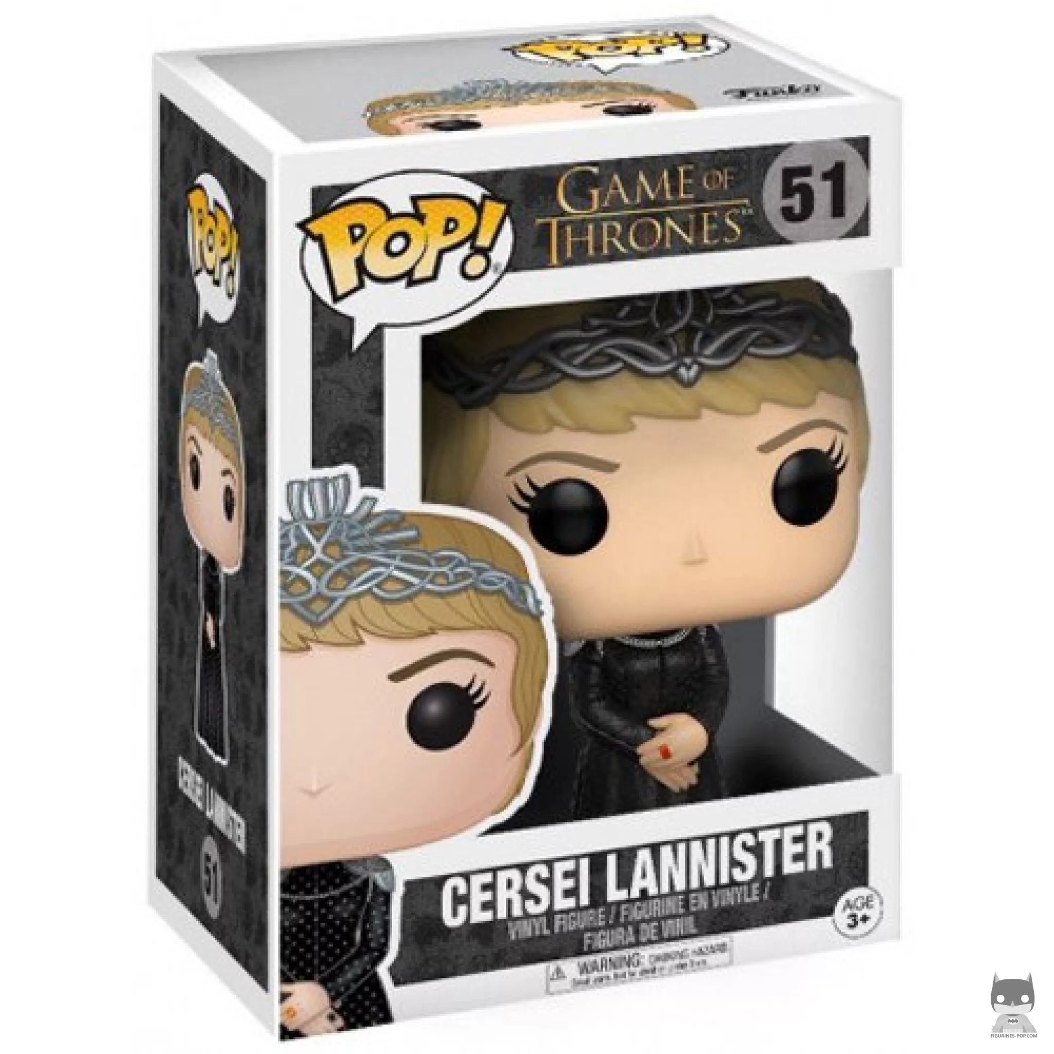 Cersei Lannister Funko Pop! figure in its box