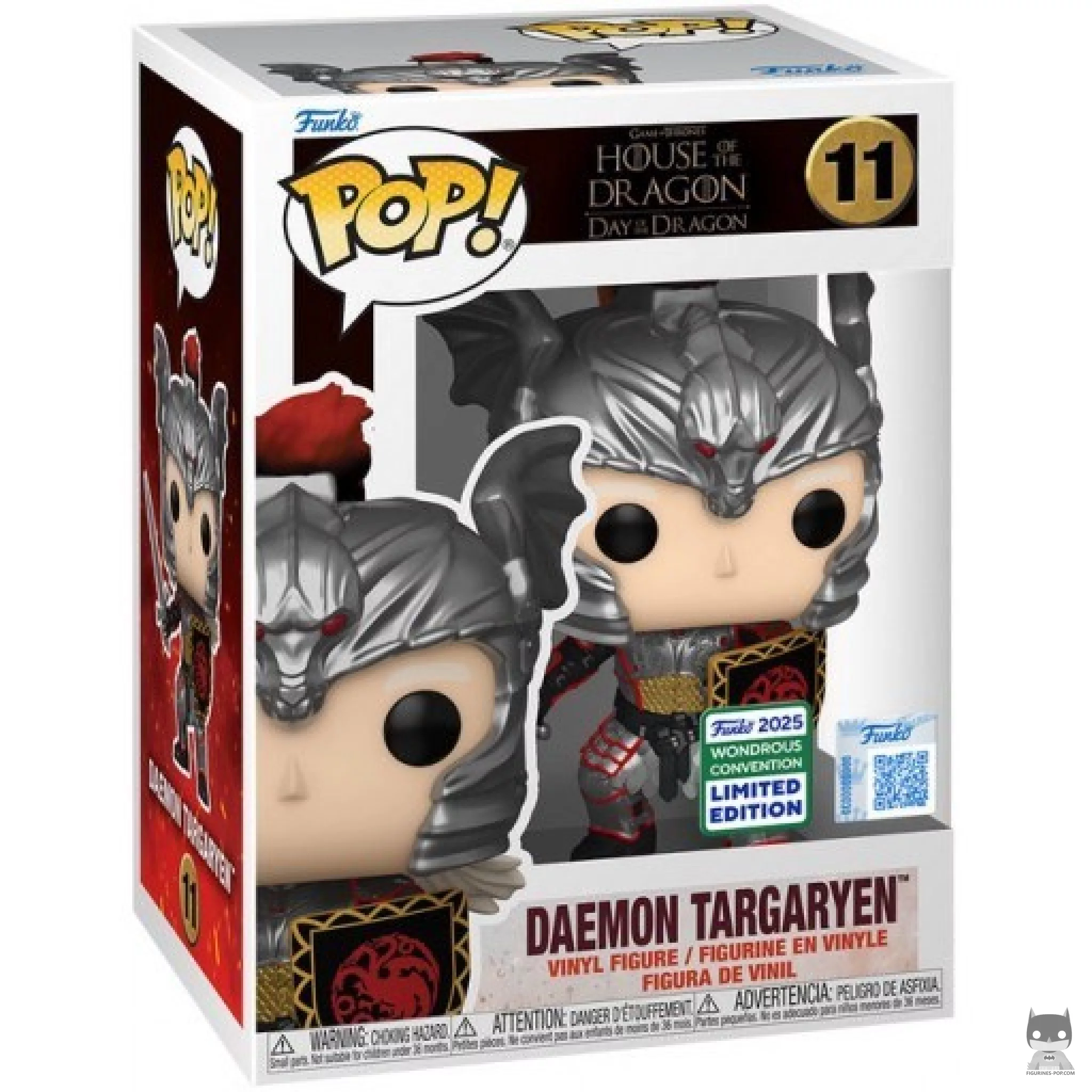 Daemon Targaryen Funko Pop! figure in its box