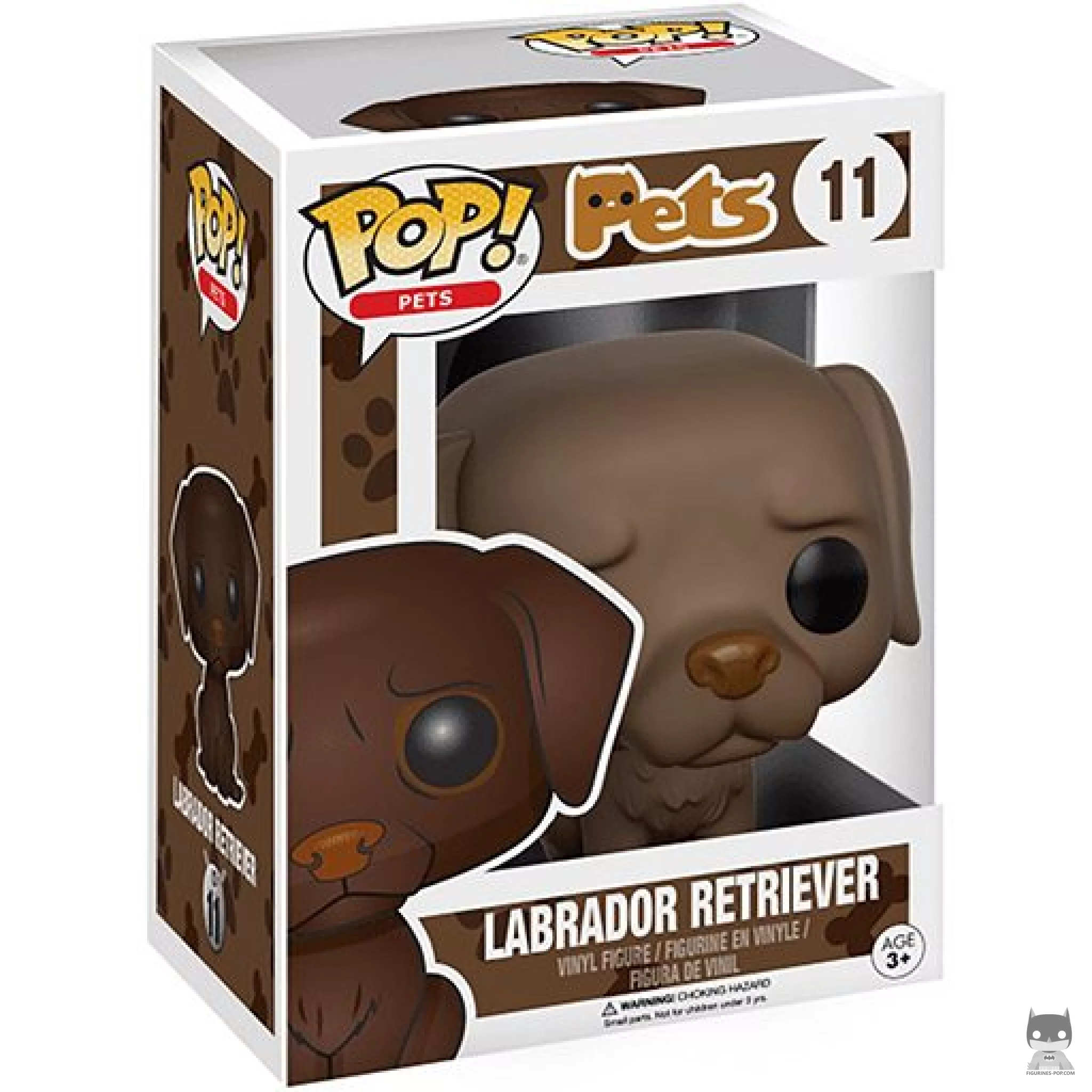 Labrador Retriever (Brown) Funko Pop! figure in its box
