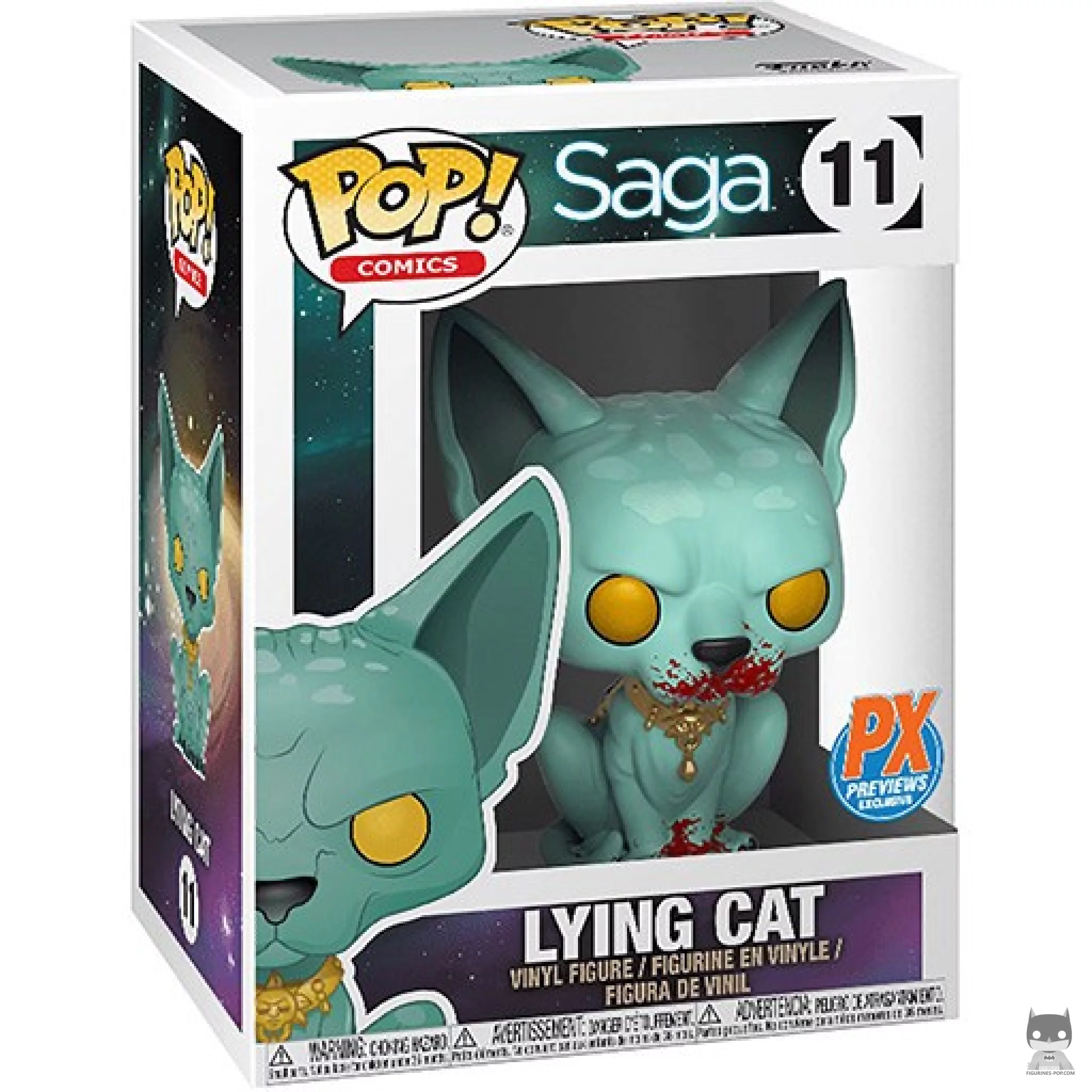 Lying Cat (Bloody) Funko Pop! figure in its box