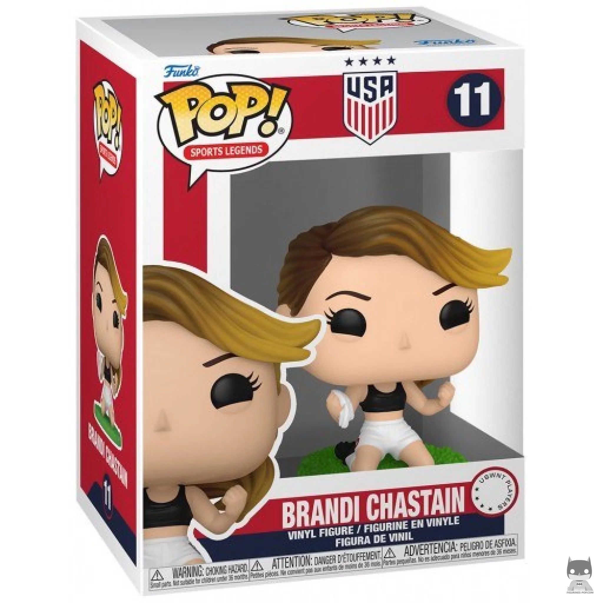 Brandi Chastain Funko Pop! figure in its box
