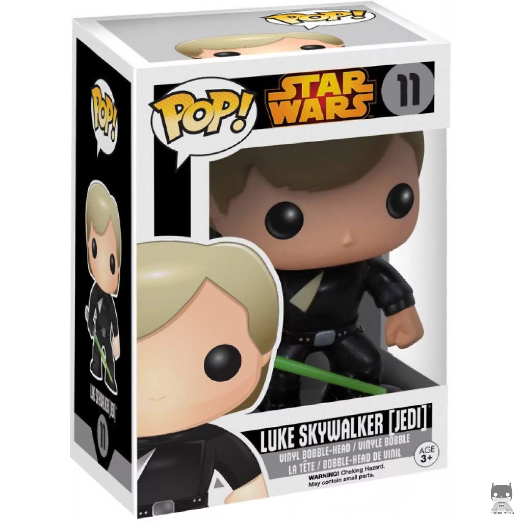 Luke Skywalker as Jedi Funko Pop! figure in its box