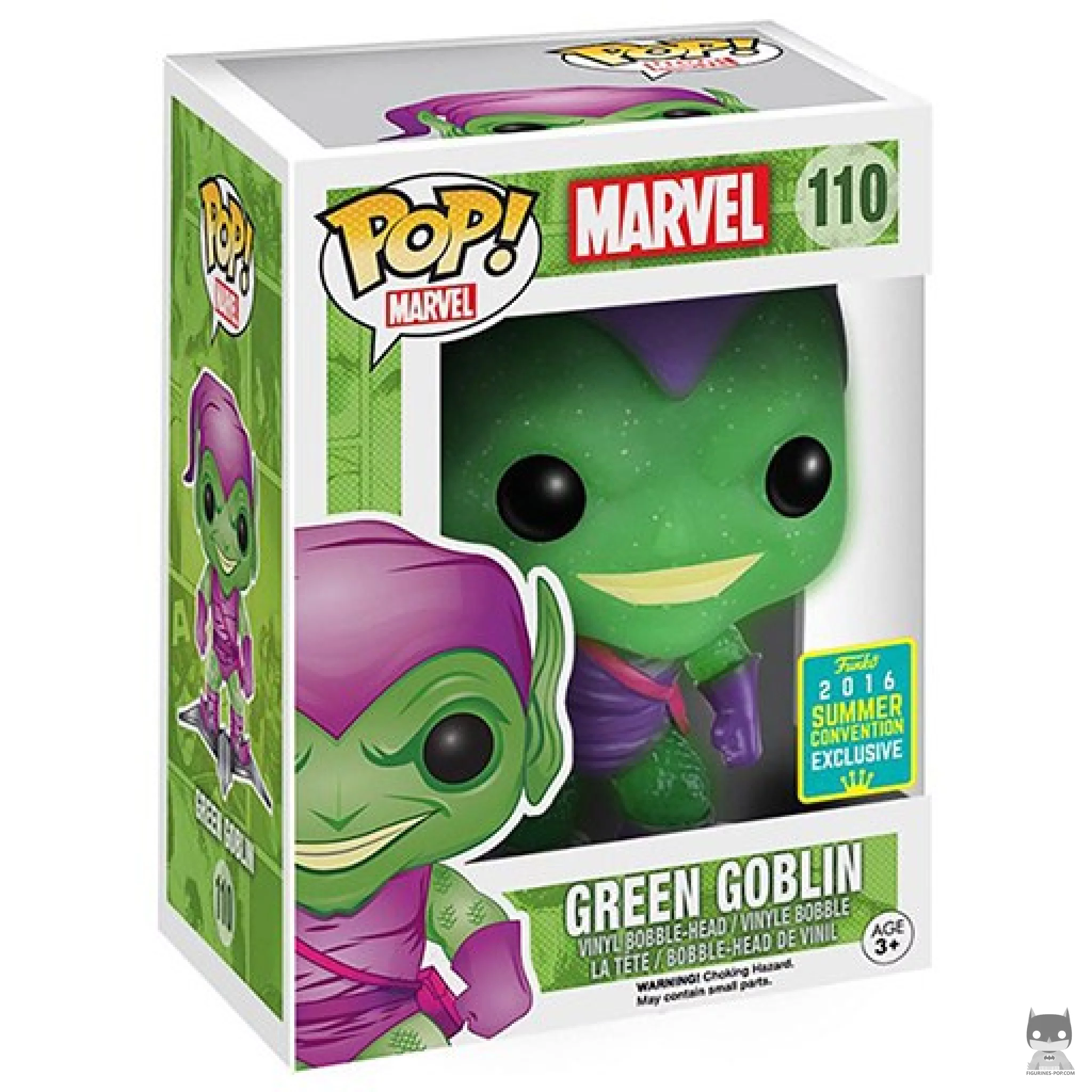 Green Goblin (with Glider) Funko Pop! figure in its box