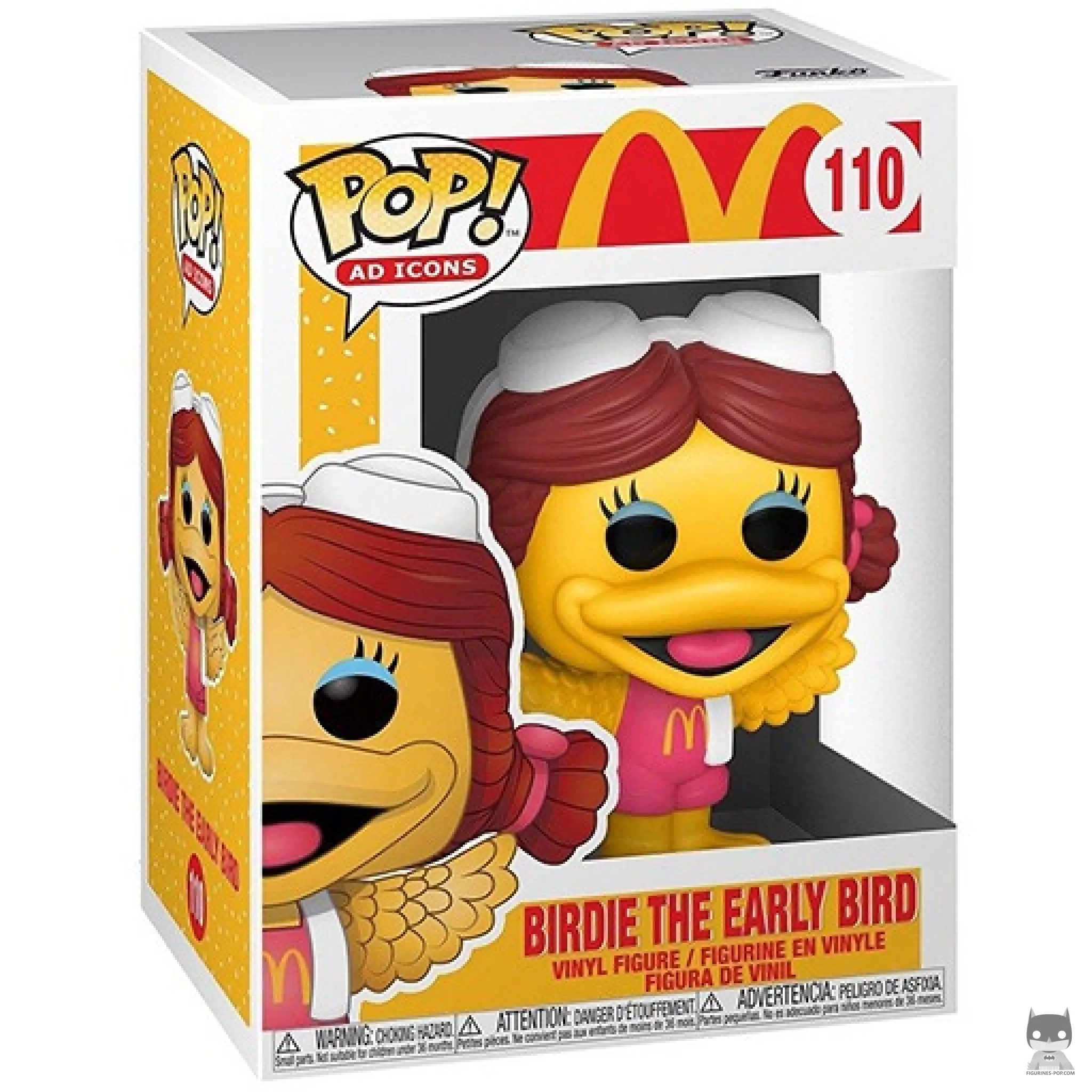 Birdie the Early Bird Funko Pop! figure in its box