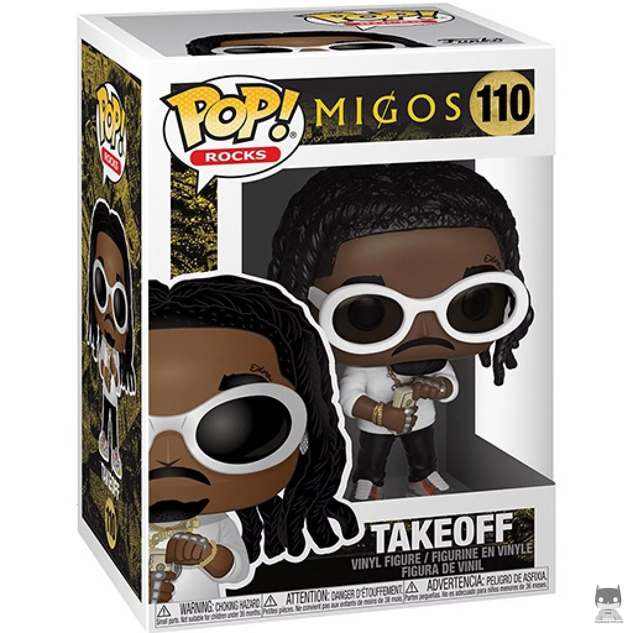 Takeoff Funko Pop! figure in its box