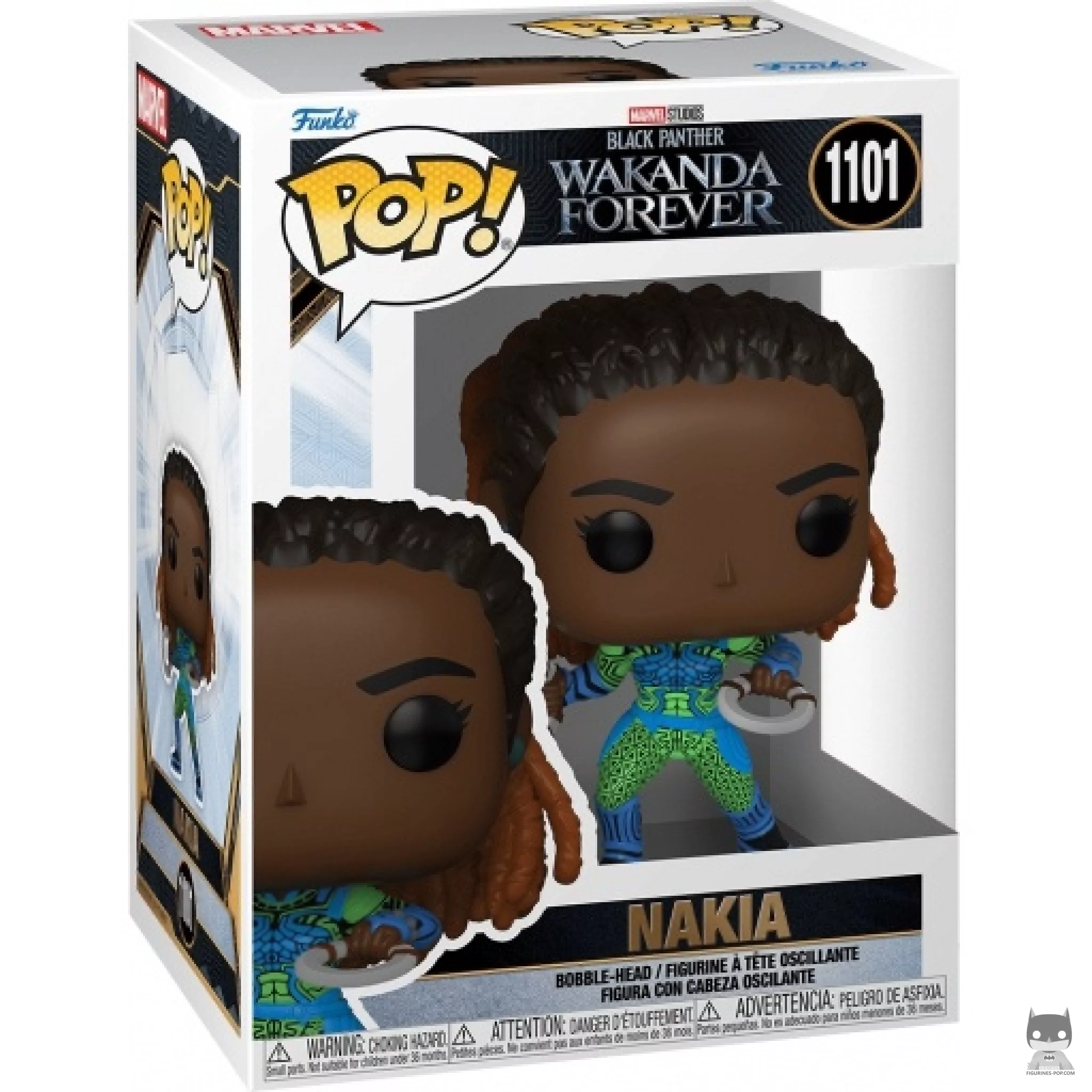 Nakia Funko Pop! figure in its box