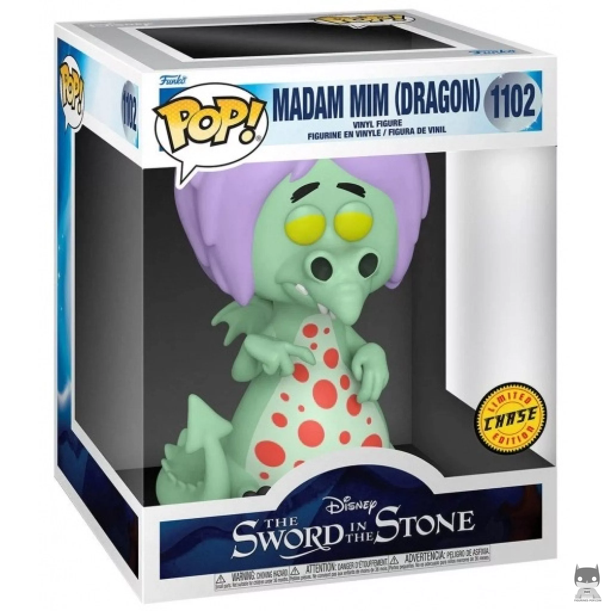 Madam Mim Dragon (Supersized & Chase) Funko Pop! figure in its box