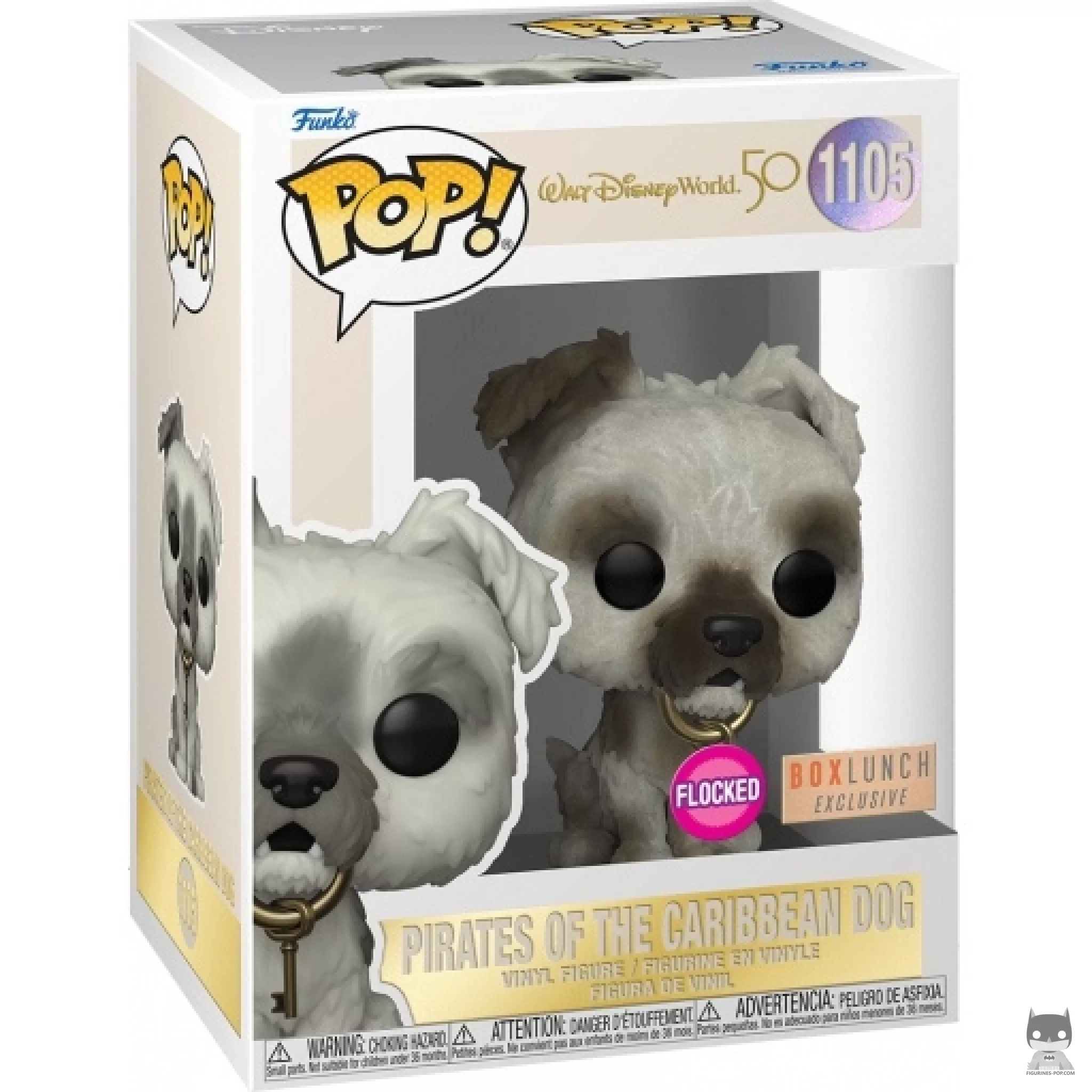Pirates of the Caribbean Dog (Flocked) Funko Pop! figure in its box