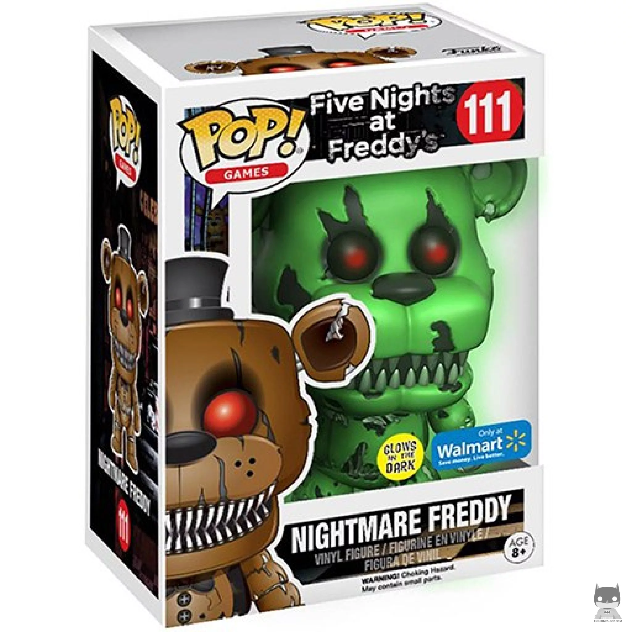 Freddy Fazbear (Nightmare) Funko Pop! figure in its box