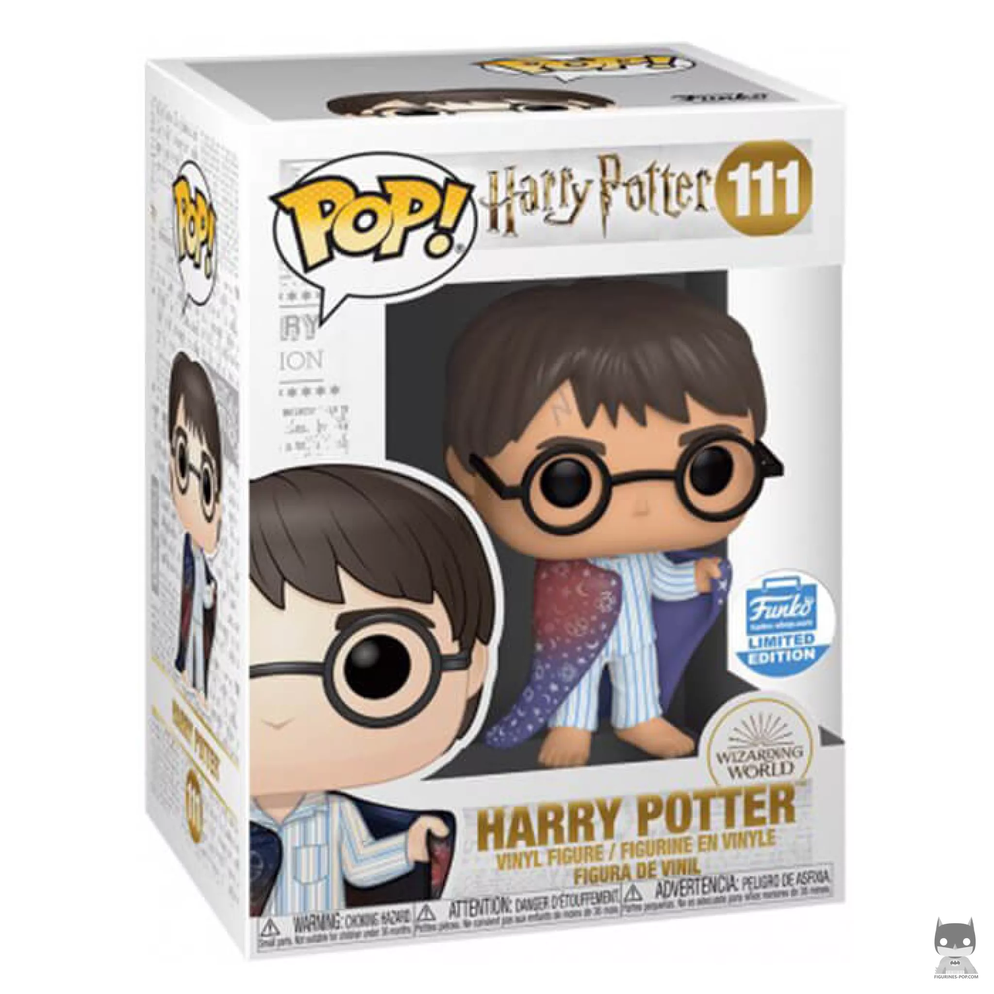 Harry Potter under Invisibility cloak Funko Pop! figure in its box