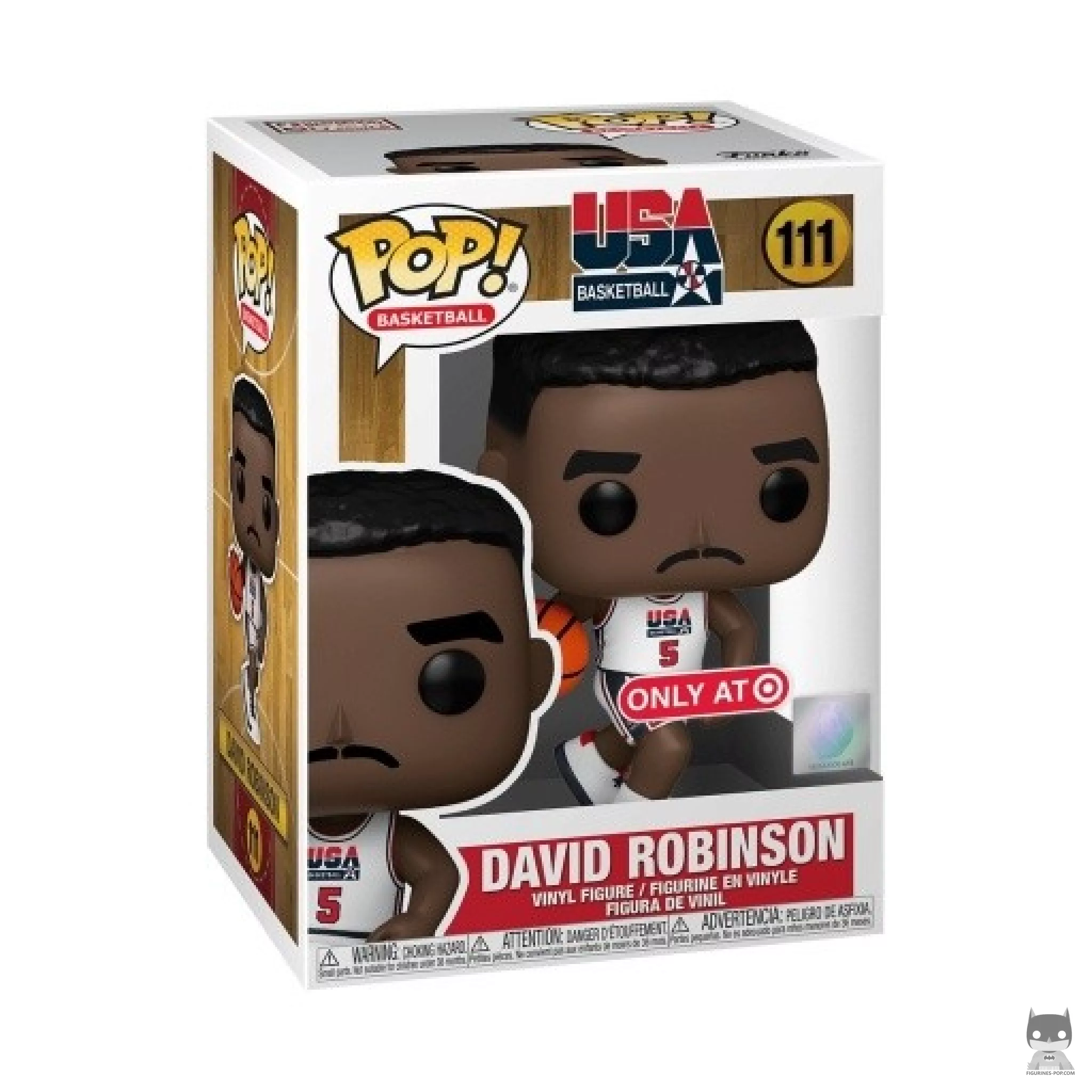 David Robinson Funko Pop! figure in its box