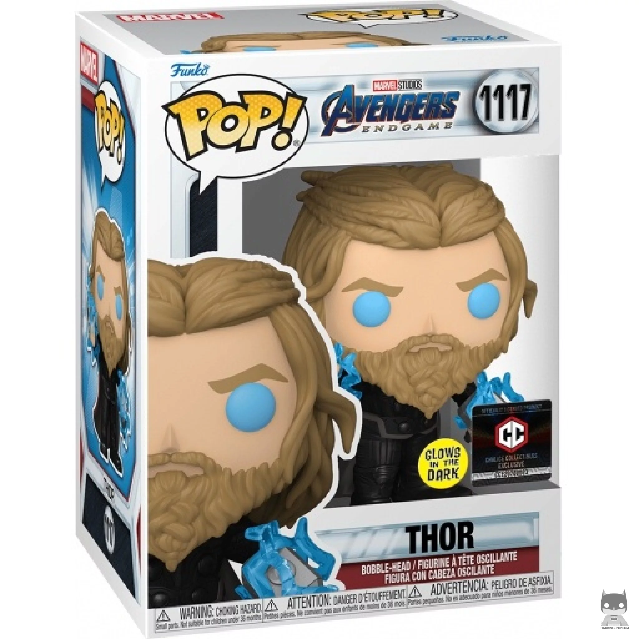 Thor (Glow in the Dark) Funko Pop! figure in its box