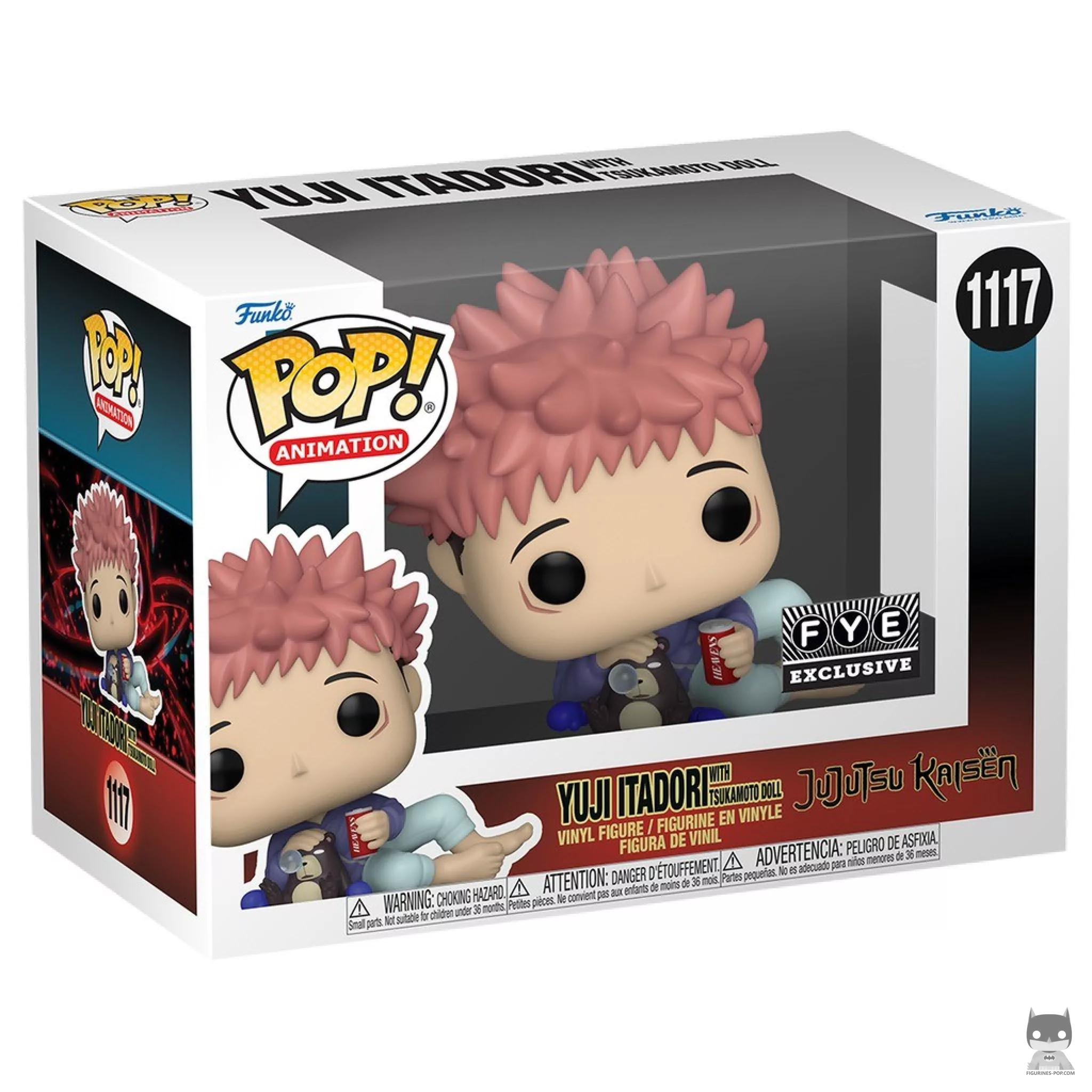 Yuji with Tsukamoto Doll Funko Pop! figure in its box