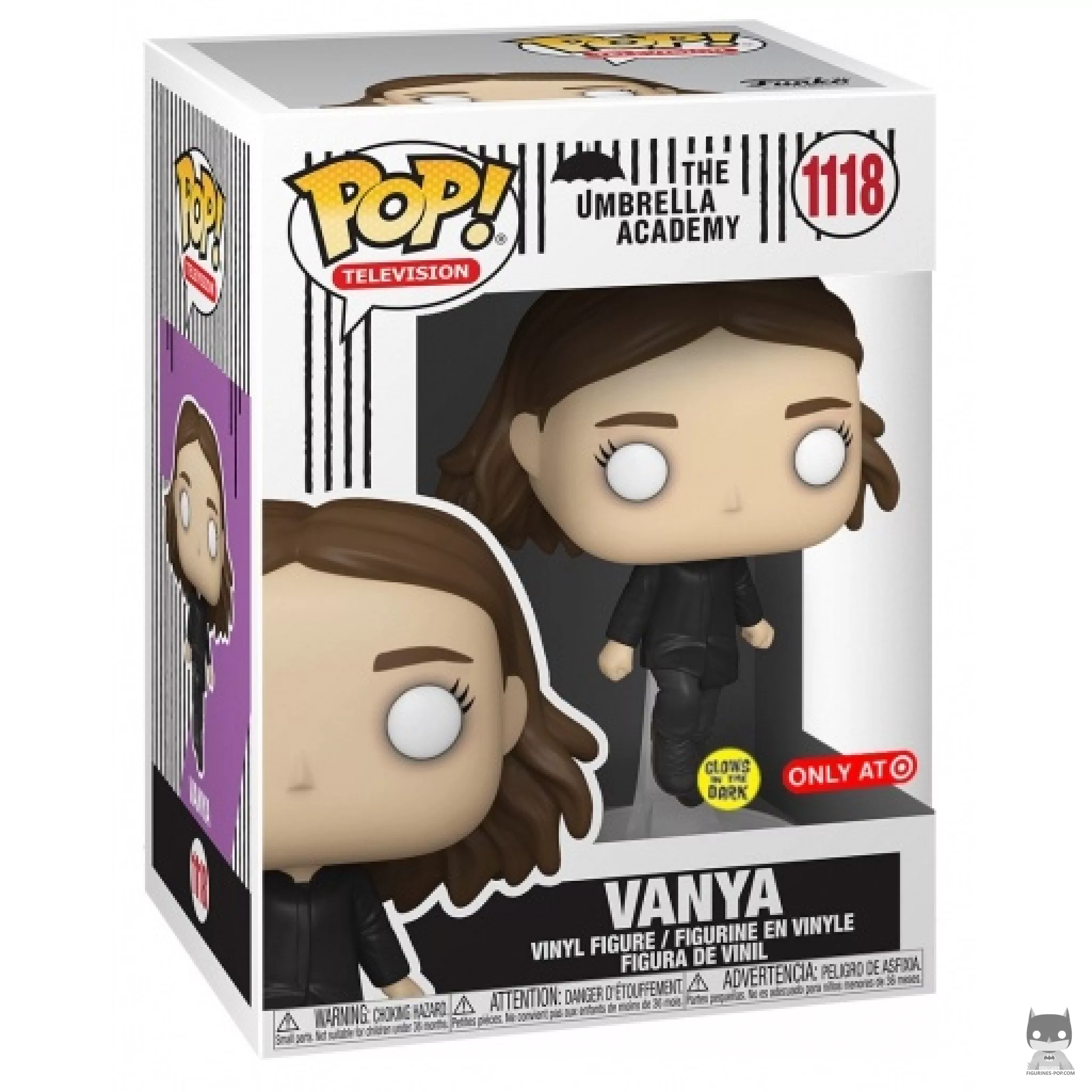 Vanya (Glow in the Dark) Funko Pop! figure in its box