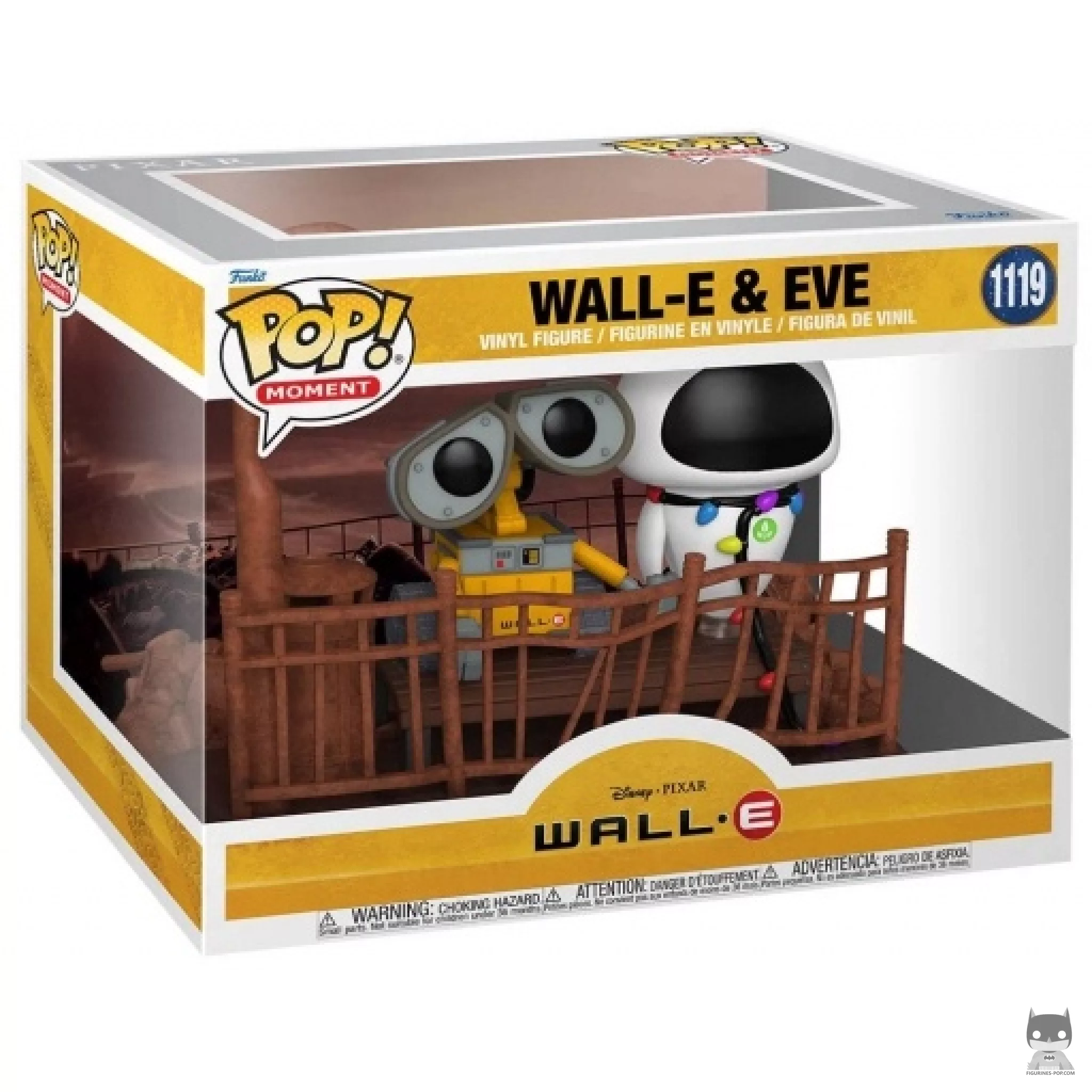 Wall-E & Eve Funko Pop! figure in its box