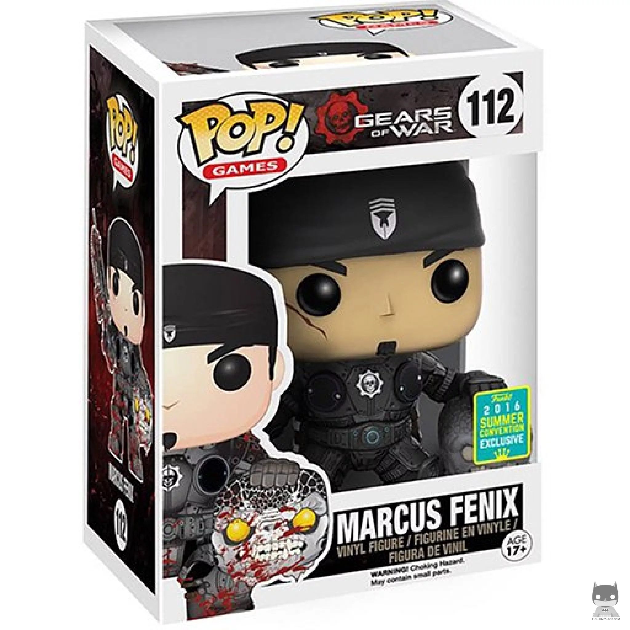 Marcus Fenix Funko Pop! figure in its box